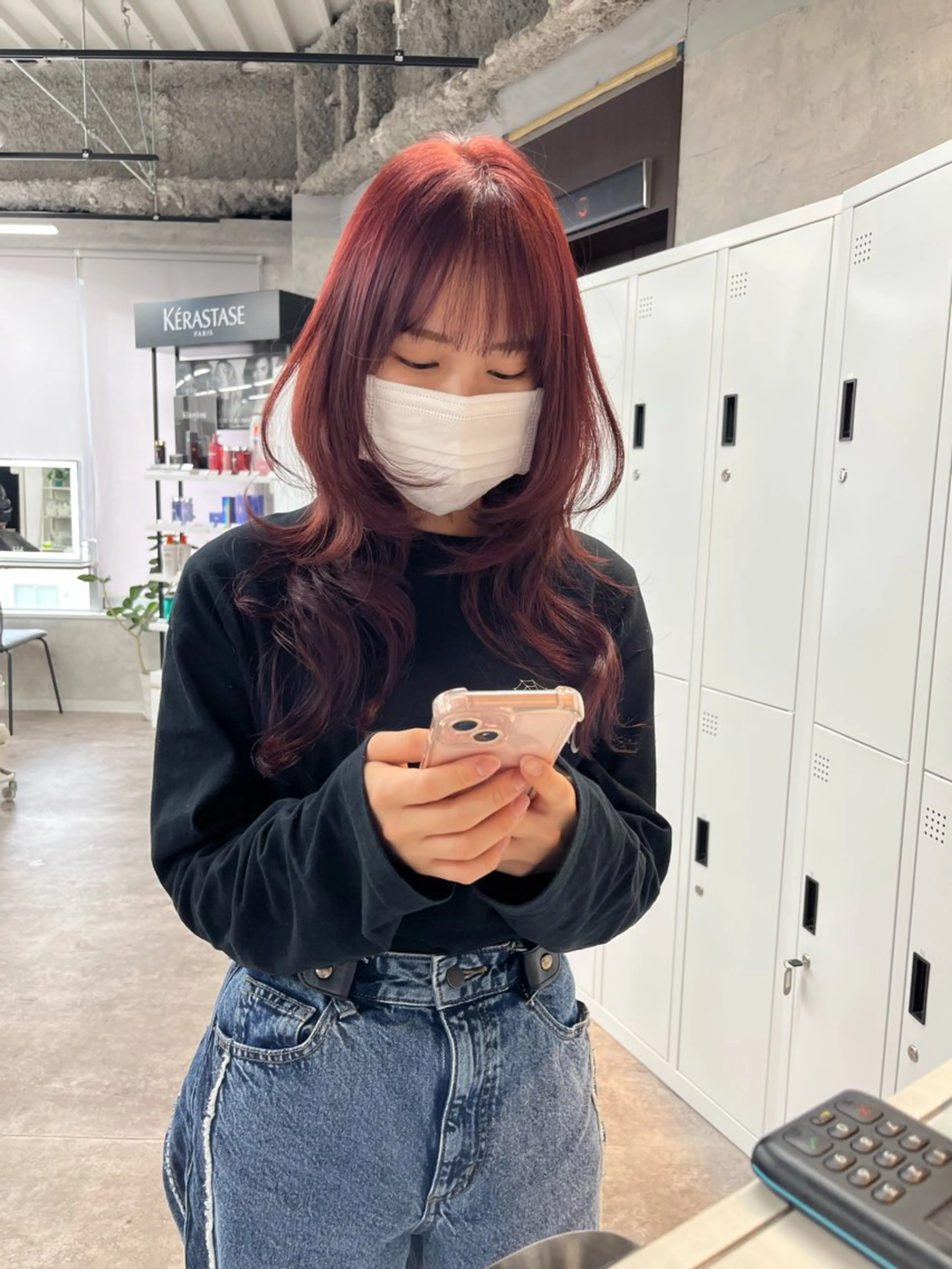 ロング カット ヘアカラー トリートメント ハイトーン/レイヤー 💜Akaneのヘアスタイル