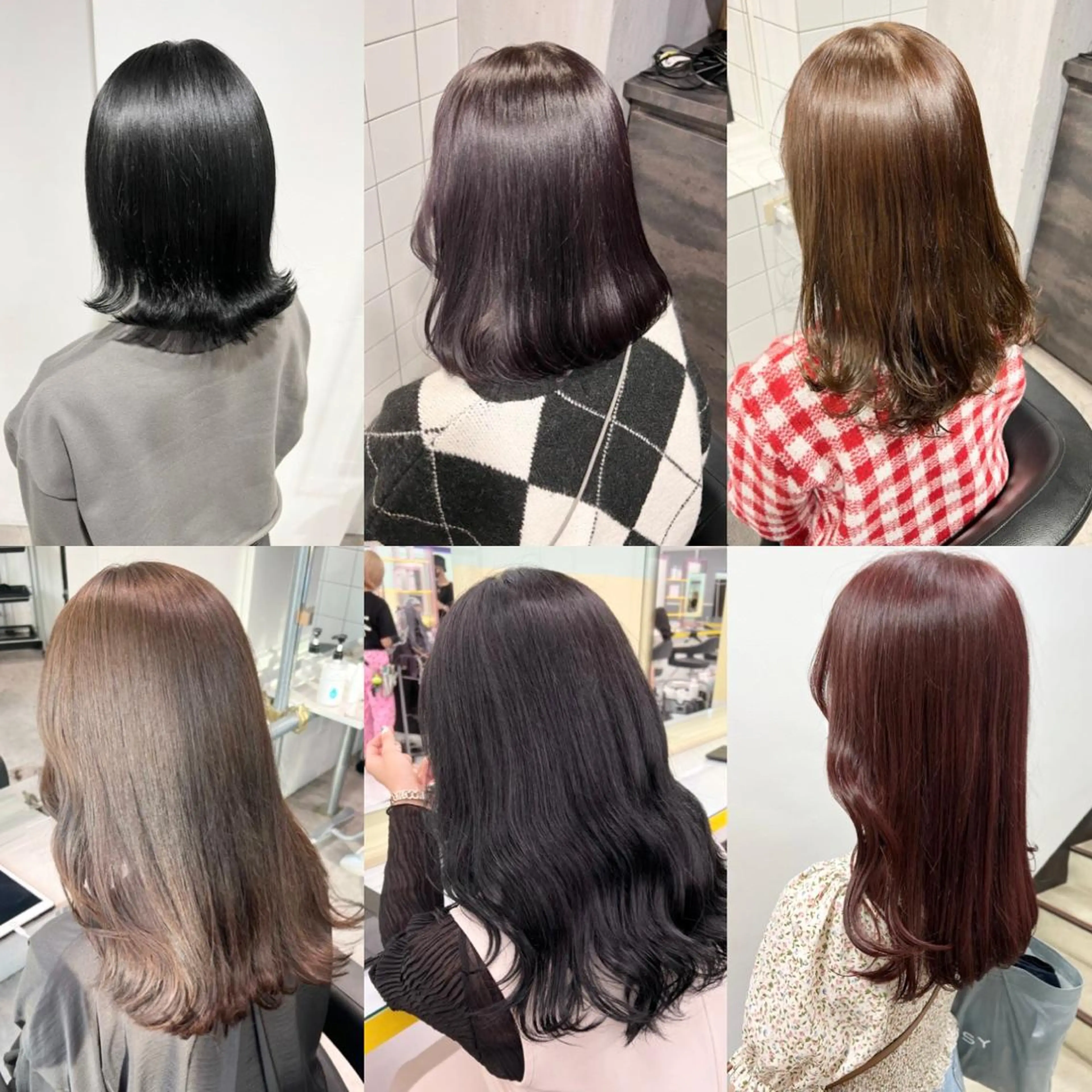 ミディアム カラー ヘアアレンジ カット ヘアカラー 韓流トレンドヘア 🎀RINAKO🎀のヘアスタイル