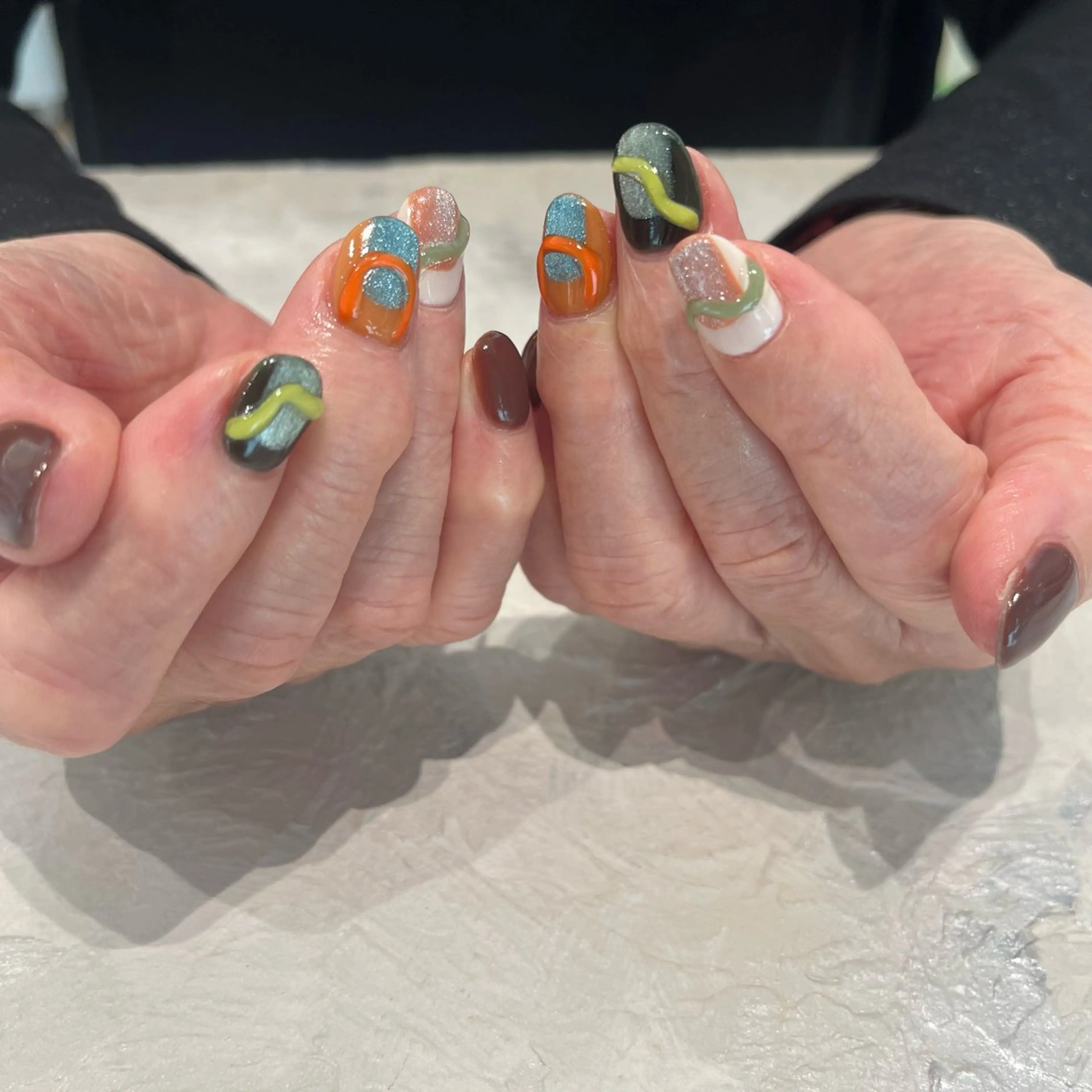 ネイル 四之宮 百花のネイルデザイン