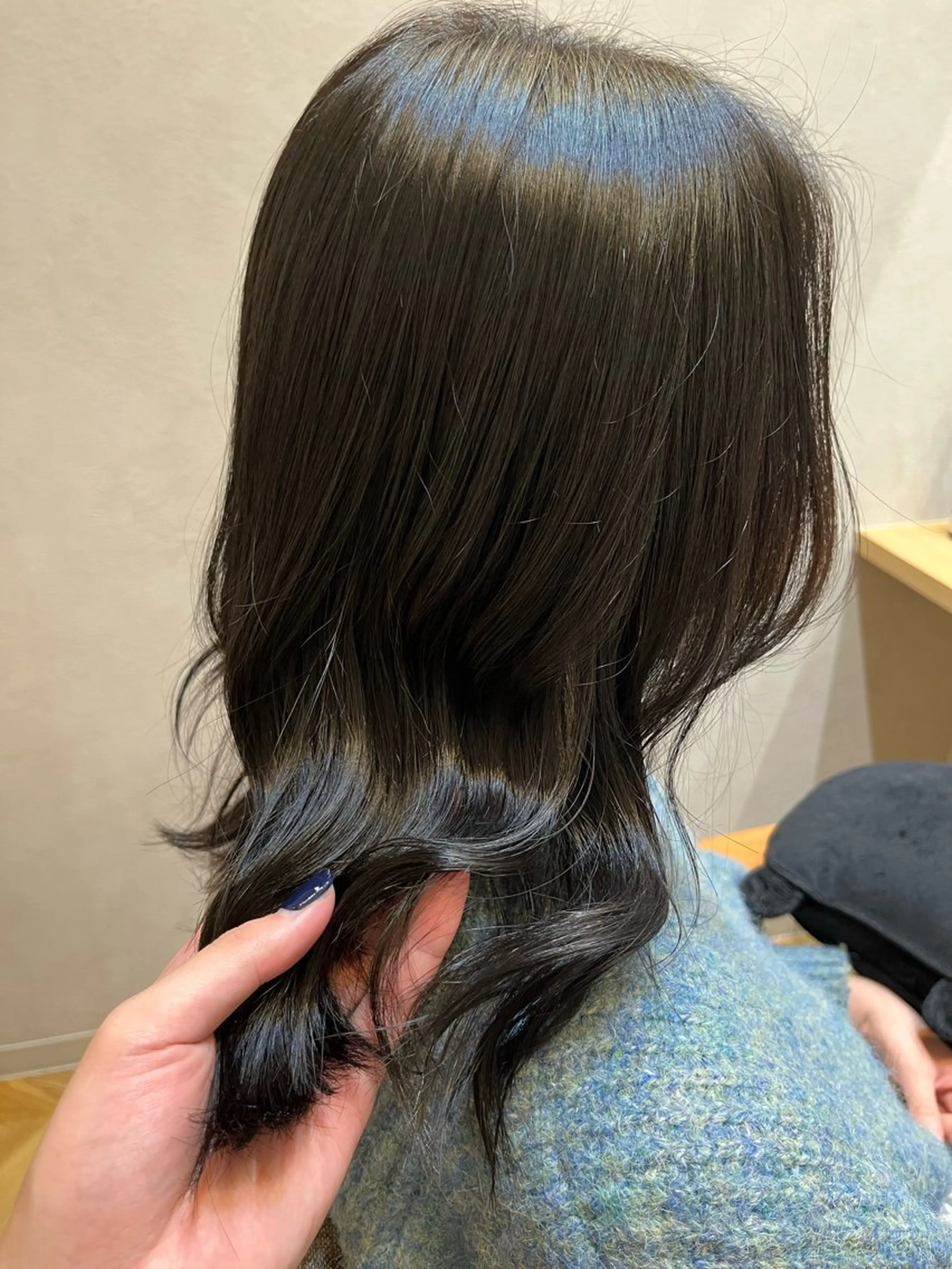 ミディアム カラー 💜N°大分💜 三浦のヘアスタイル