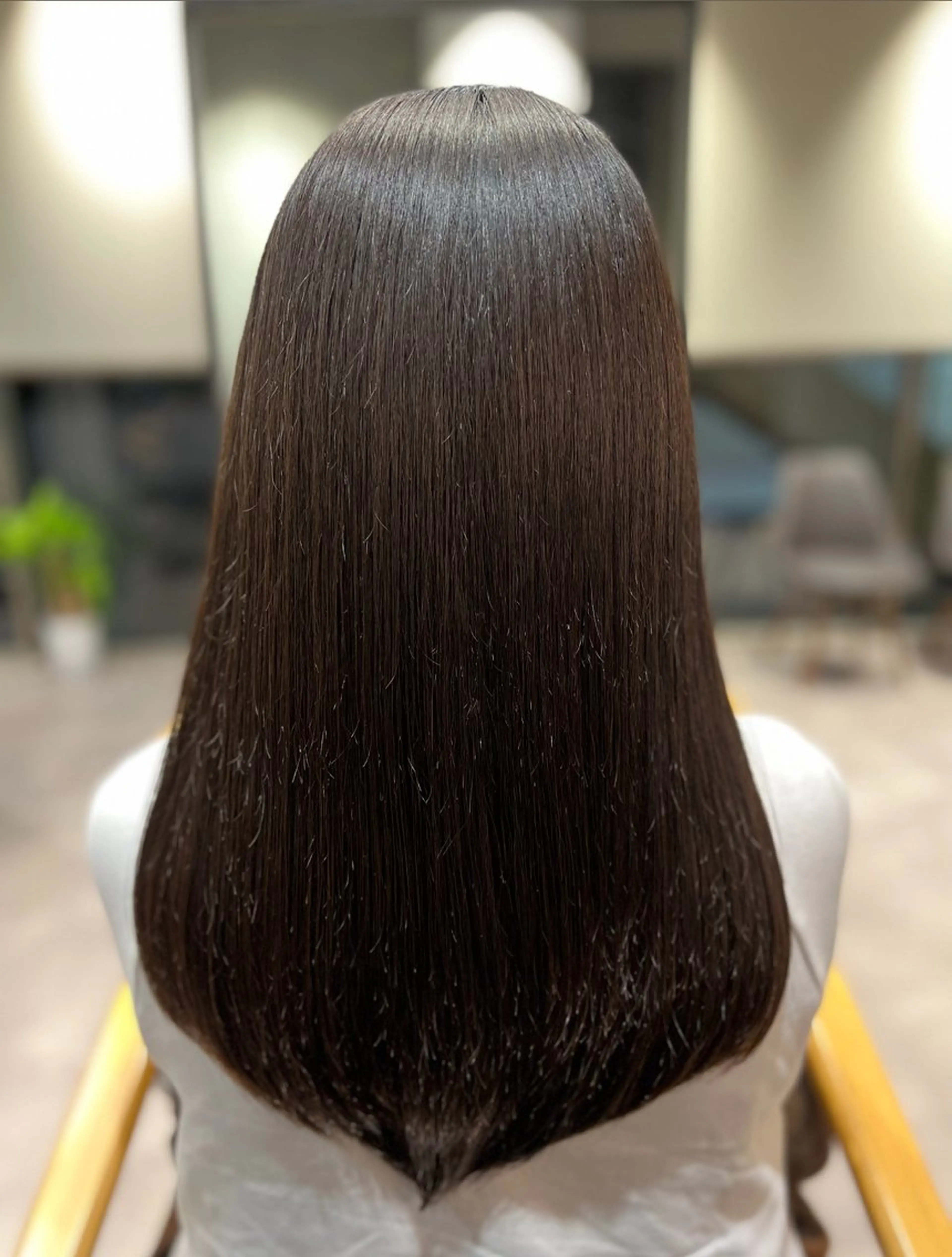 ロング 縮毛矯正 カット 縮毛矯正 韓国風/オシャレ /縮毛矯正/滝口琴未のヘアスタイル