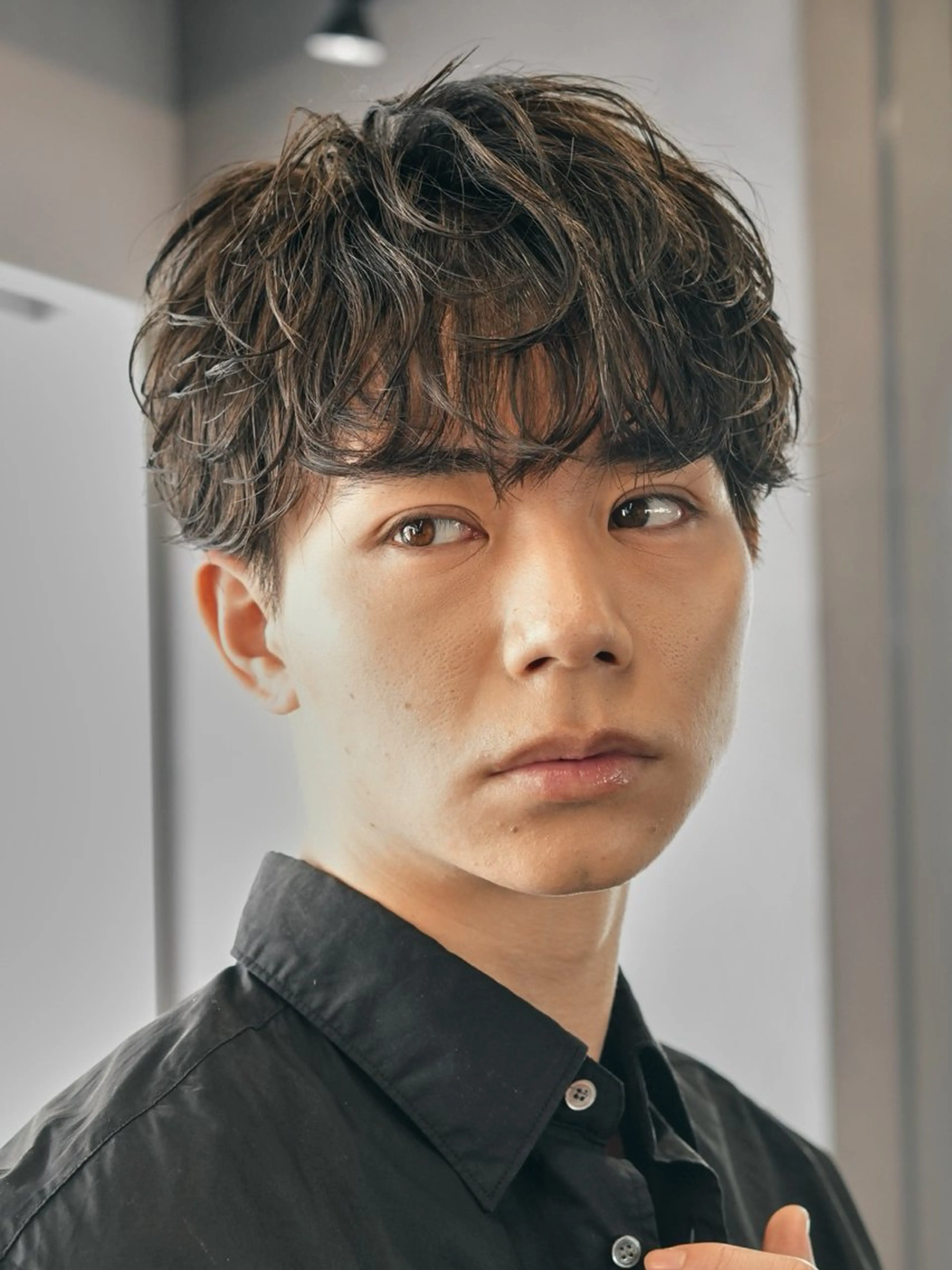 パーマ パーマ 瀨川 徳輝のヘアスタイル