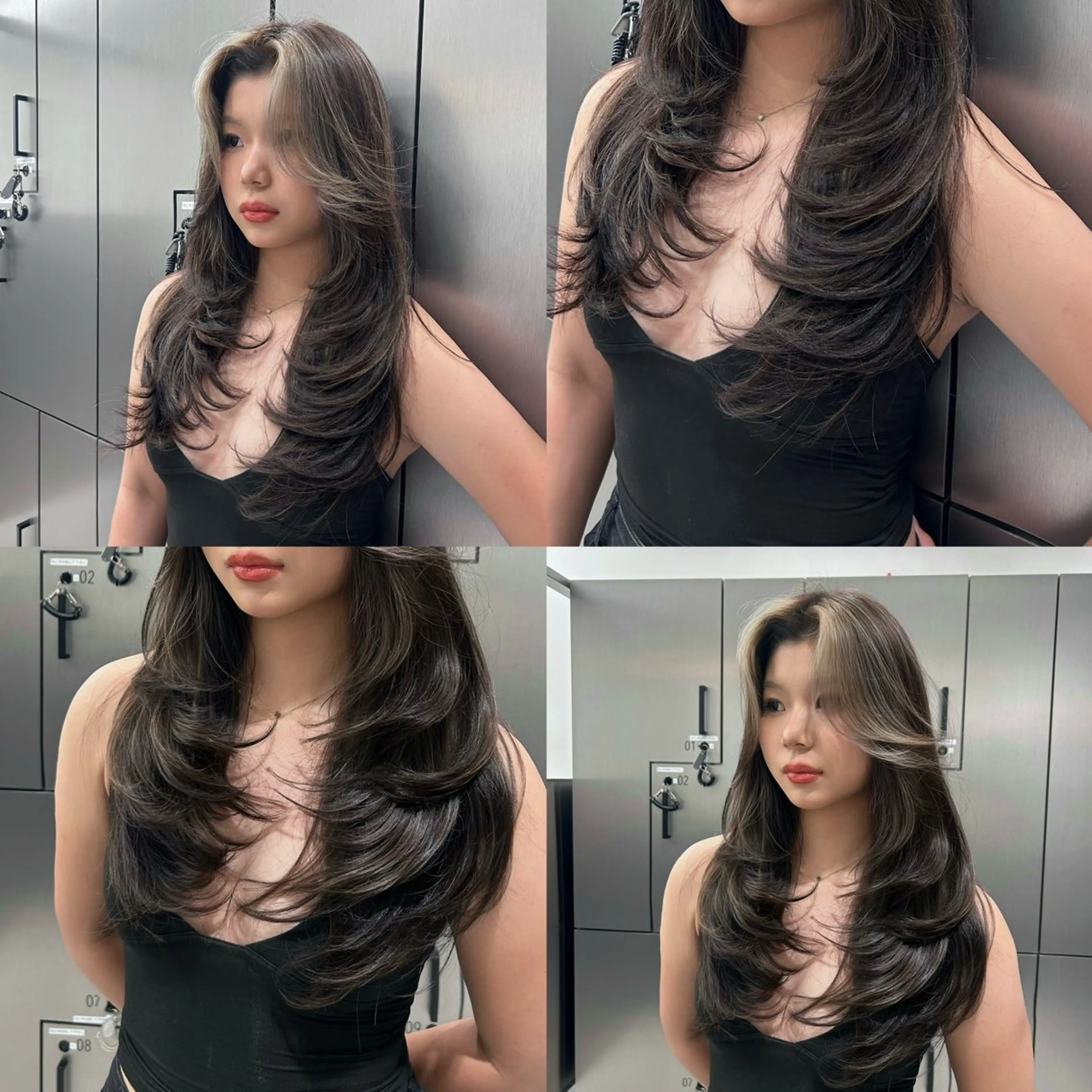 ロング ハイライト レイヤーカット カット ヘアカラー 大人レイヤー/艶美髪 🇺🇸TOMONAのヘアスタイル