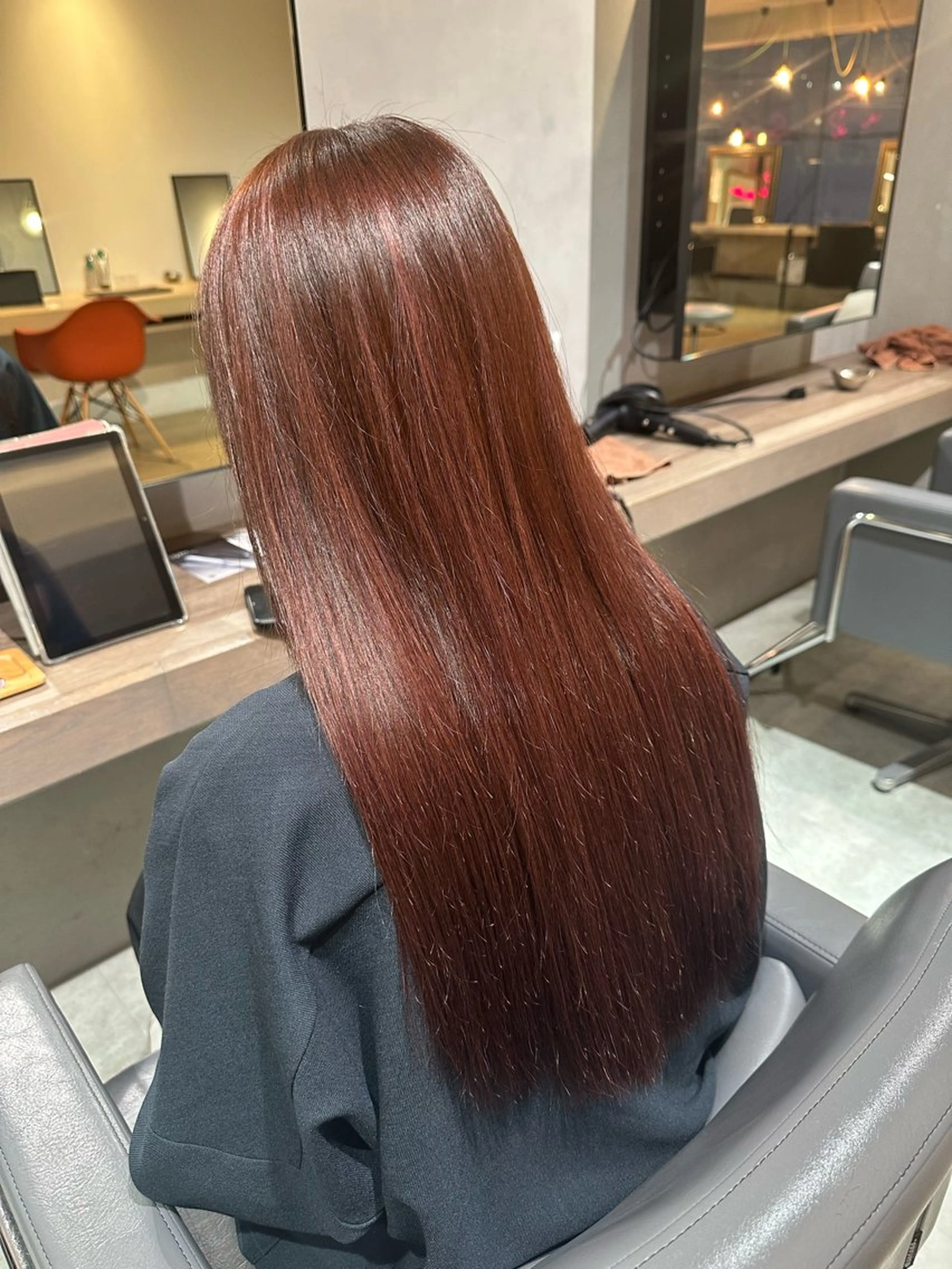 ロング カラー カット ヘアカラー エクステ 美髪・シールエクステ ホソタニリョウコのヘアスタイル