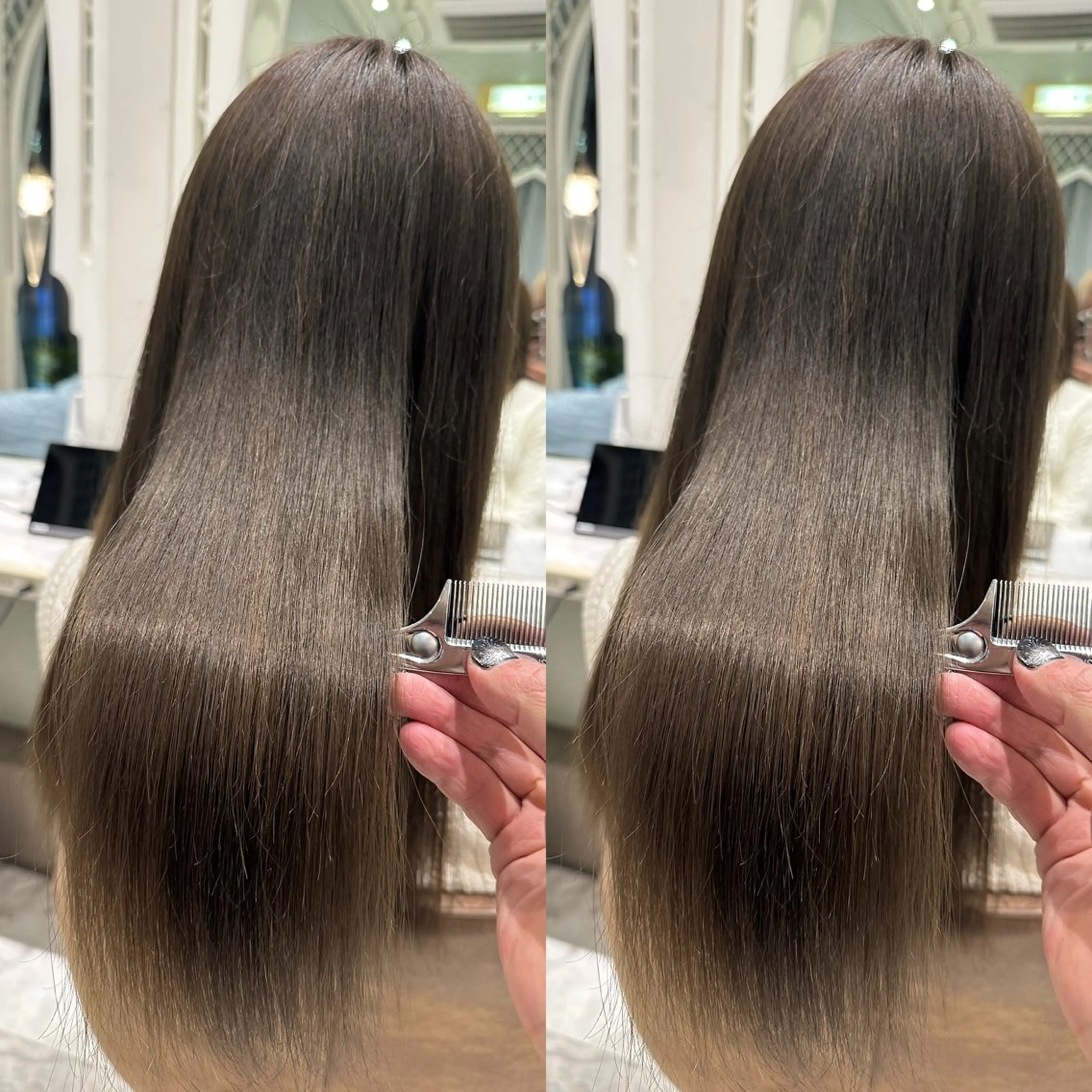 ロング MASHU韓国ヘア/ レイヤー/透明感カラのヘアスタイル