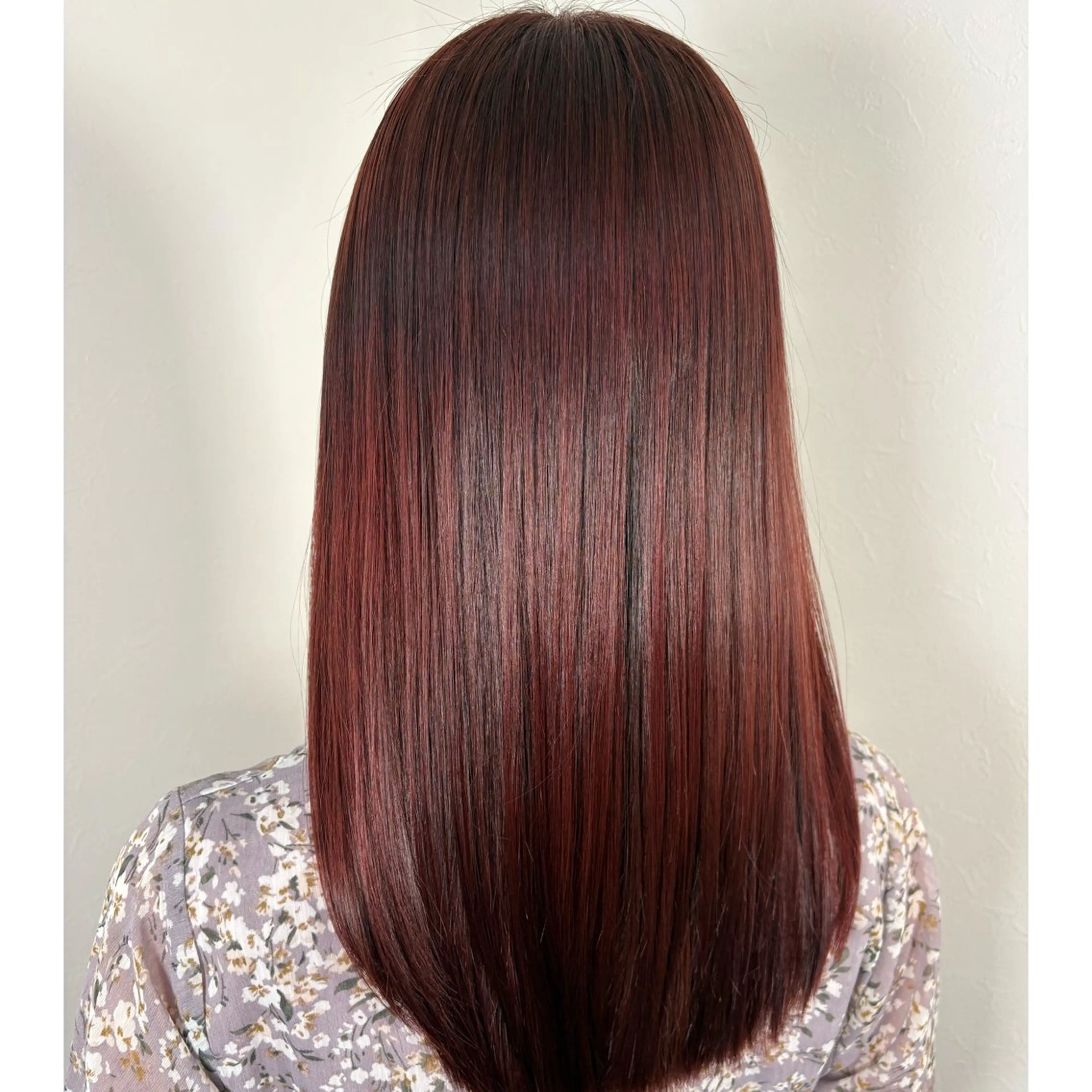 セミロング ヘアカラー トリートメント 池上 ひろみのヘアスタイル