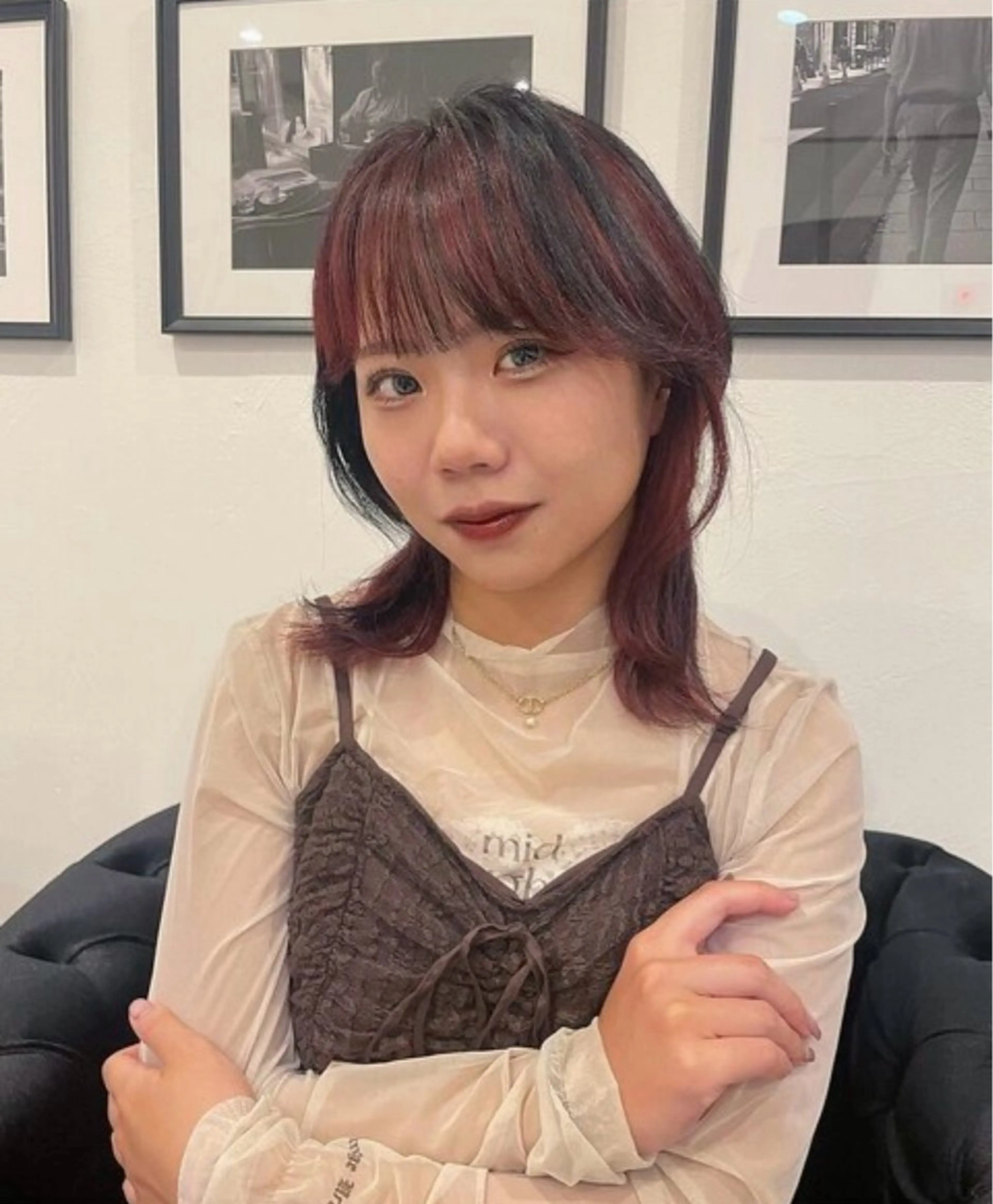 カラー カット ヘアカラー くびれヘア/髪質改善 はるのヘアスタイル