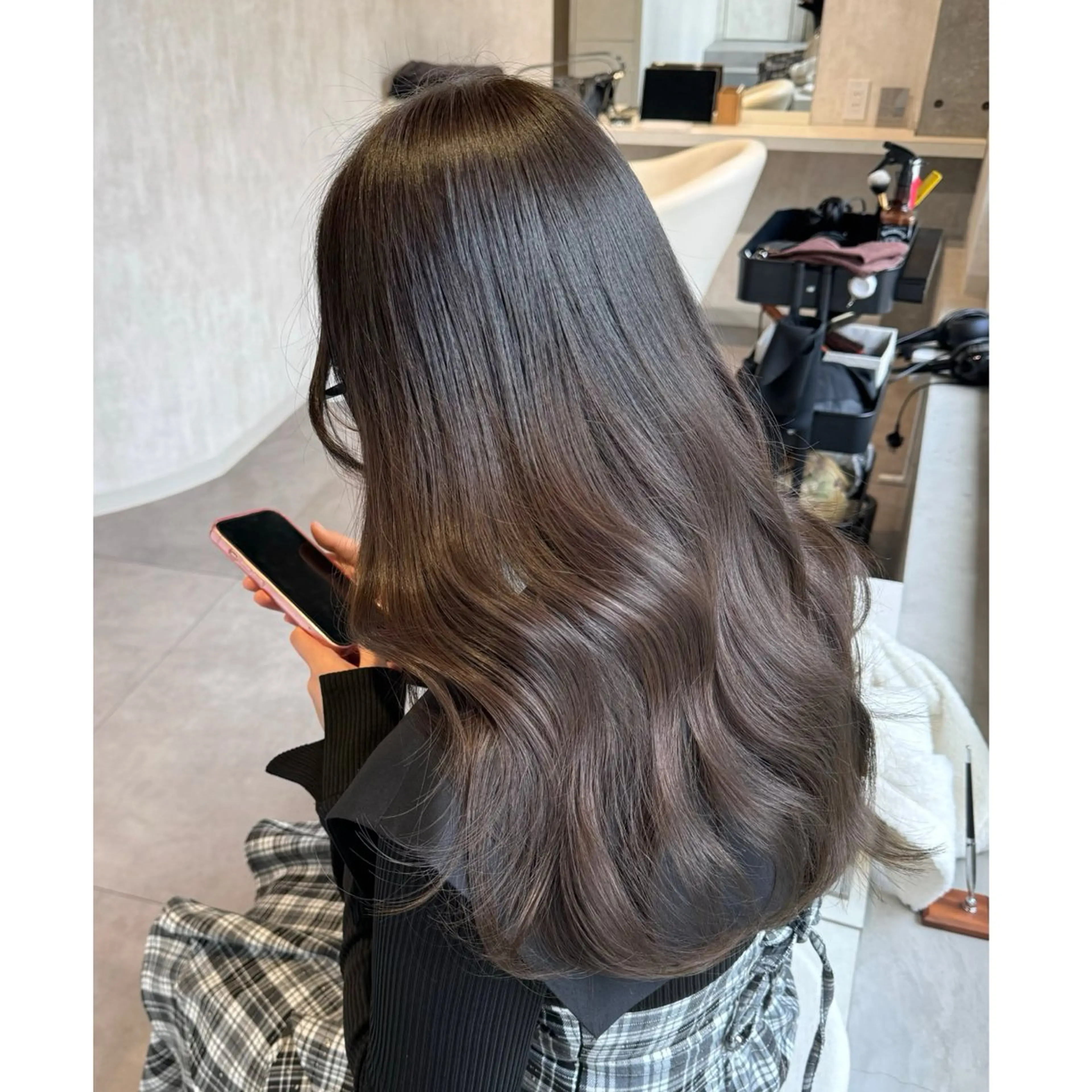 ロング カラー ヘアカラー miyu /トレンド カラー×艶髪のヘアスタイル