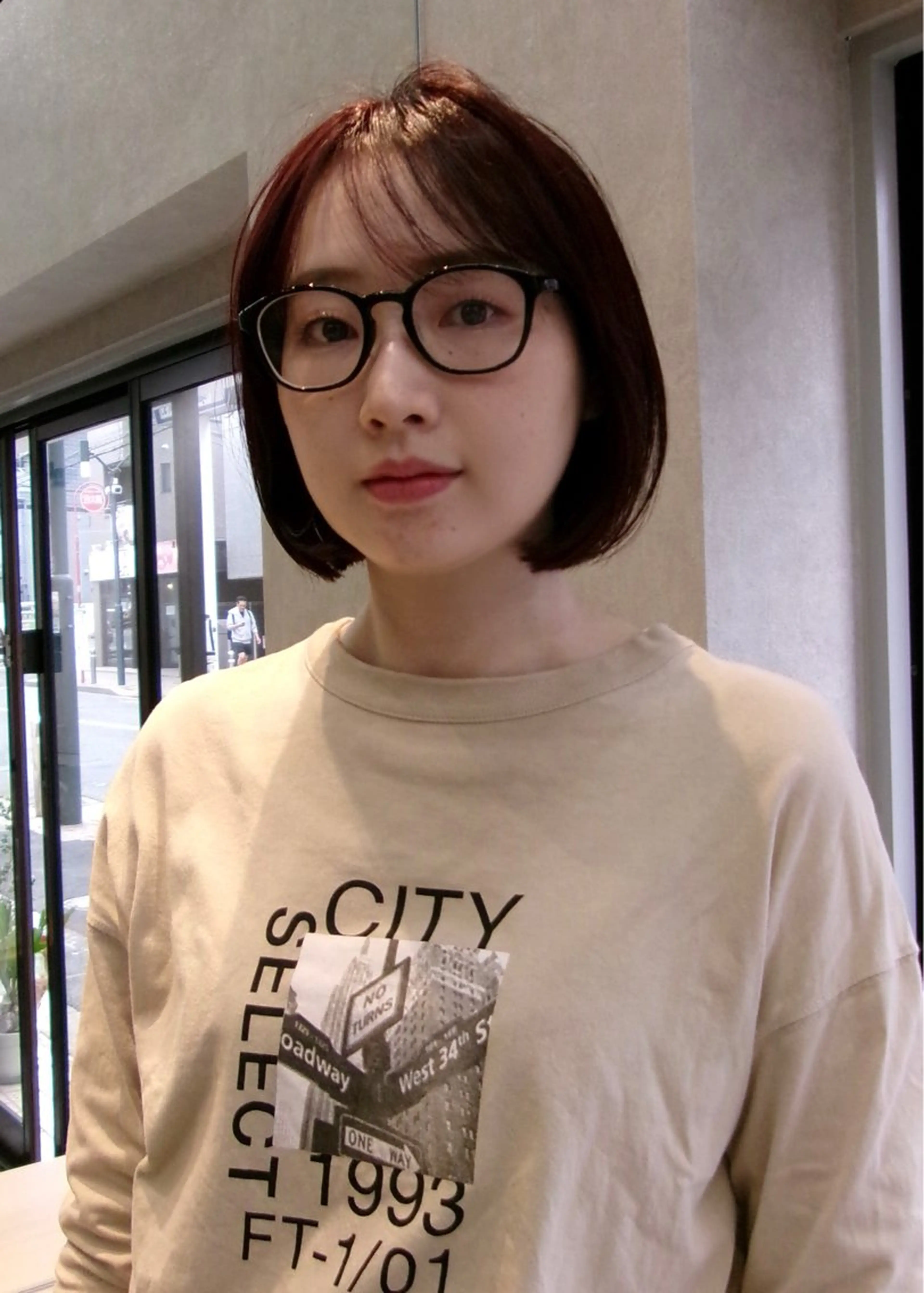 ショート カット ヘアカラー トリートメント Umu所属・✳︎透明感カラー✳︎ ボブ✳︎nanaのヘアスタイル