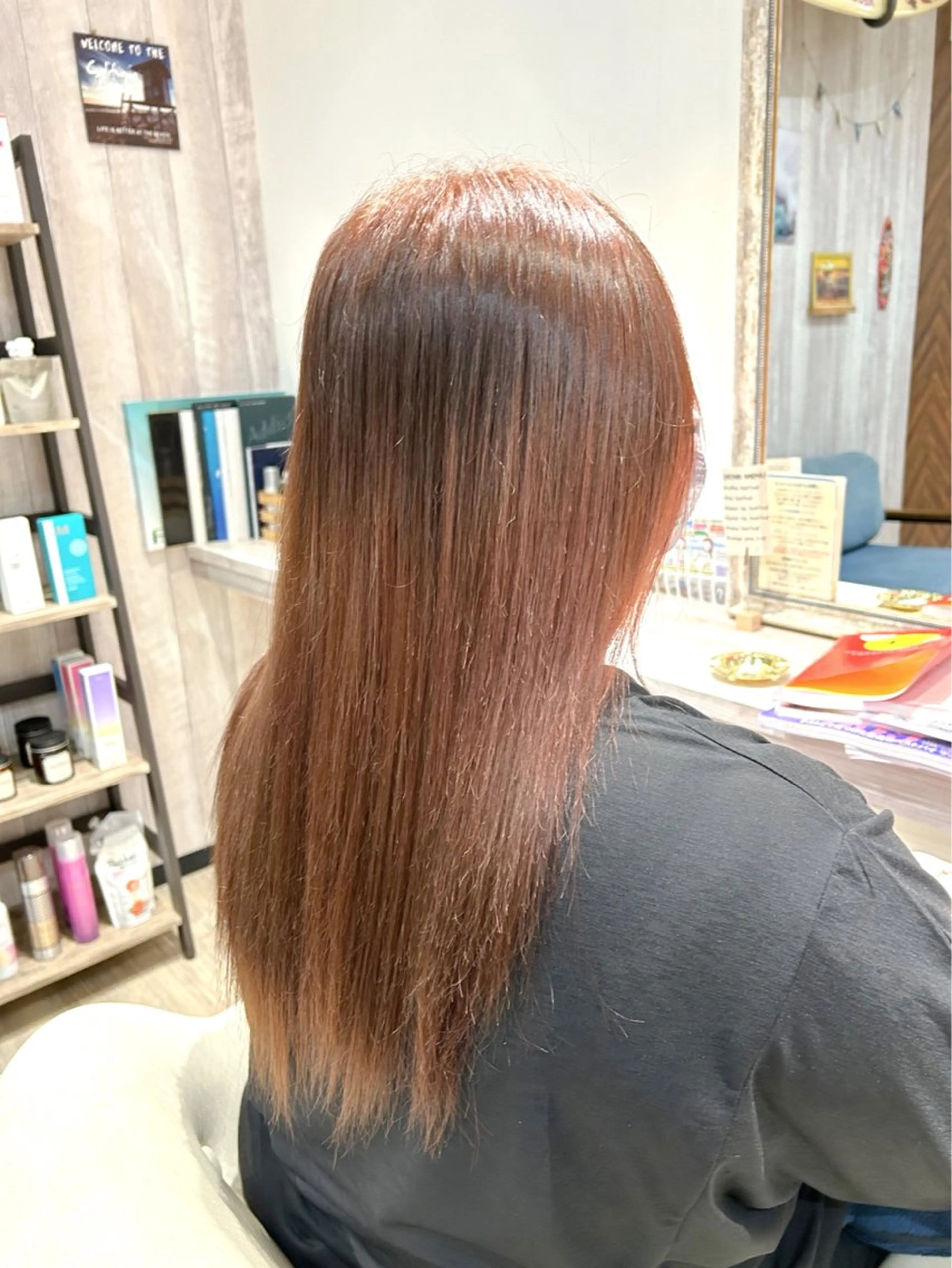 カラー ブラウンカラー 透明感カラー ピンクカラー 水口 琴絵のヘアスタイル