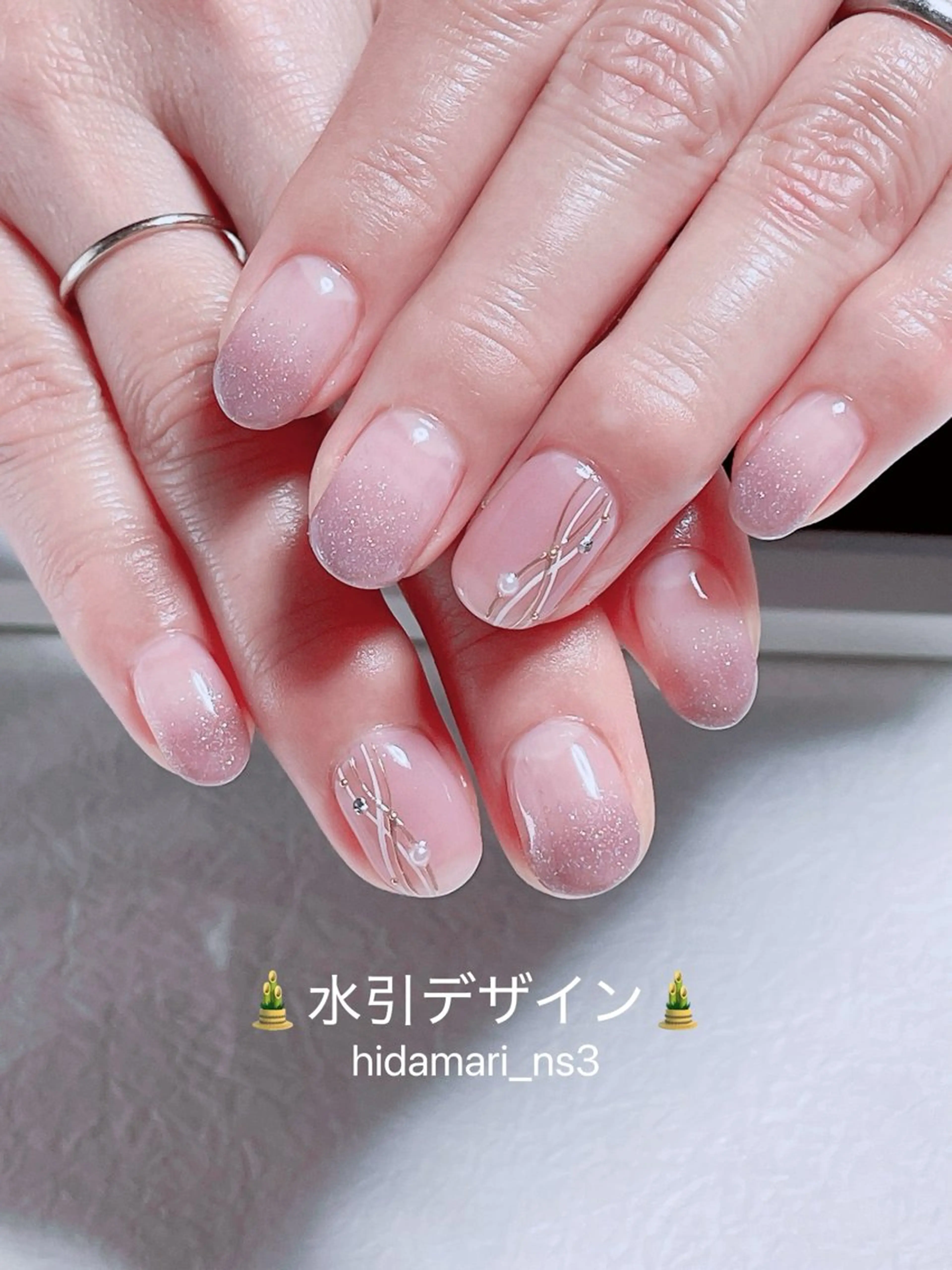 ネイル 持ち込み ハンドネイル NailSalon ひだまりのネイルデザイン