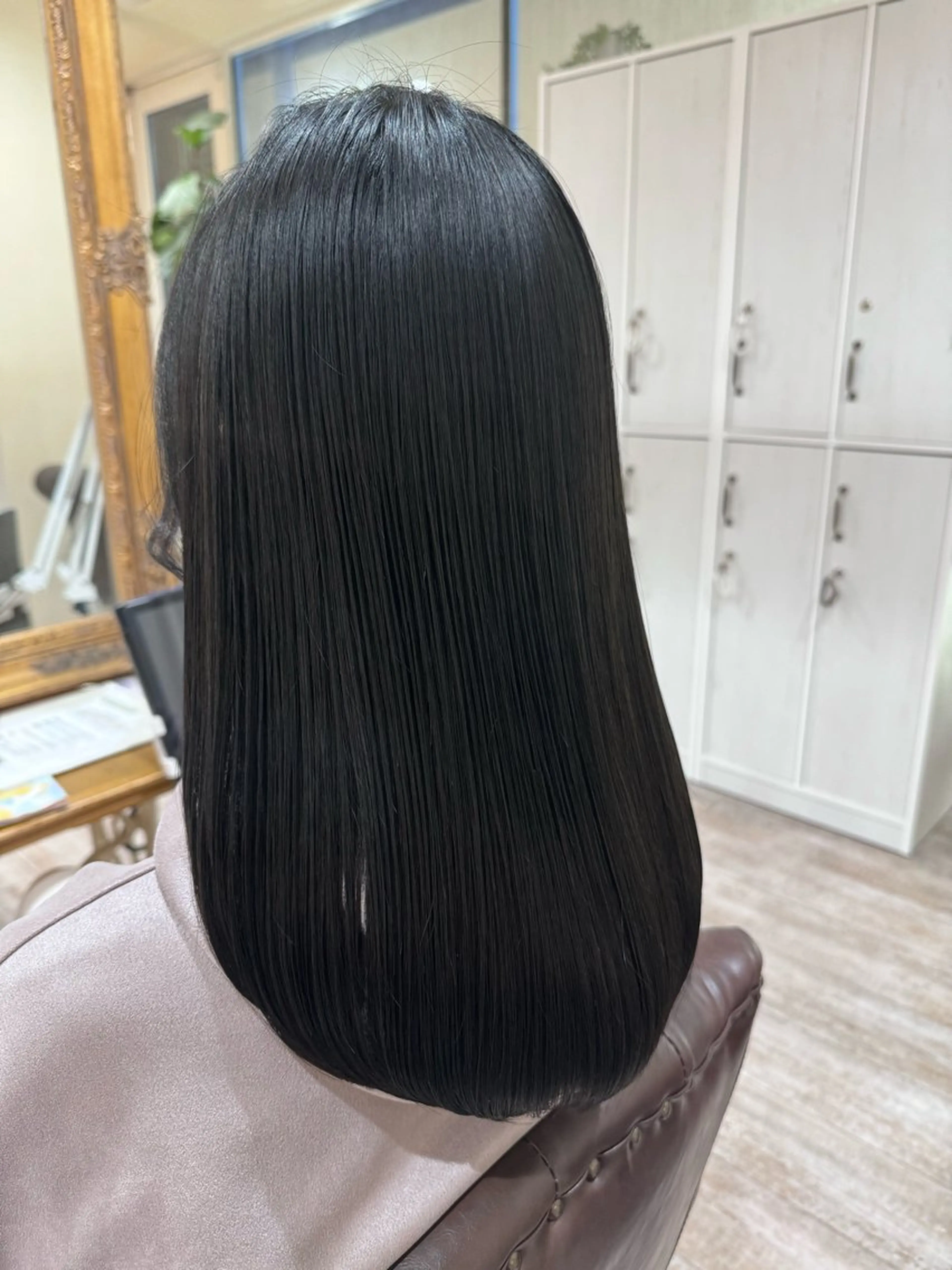 ロング カラー 髪質改善 レイヤーカット カット ヘアカラー 縮毛矯正 トリートメント 新越谷noble店長 松本拓也▶◀*.のヘアスタイル