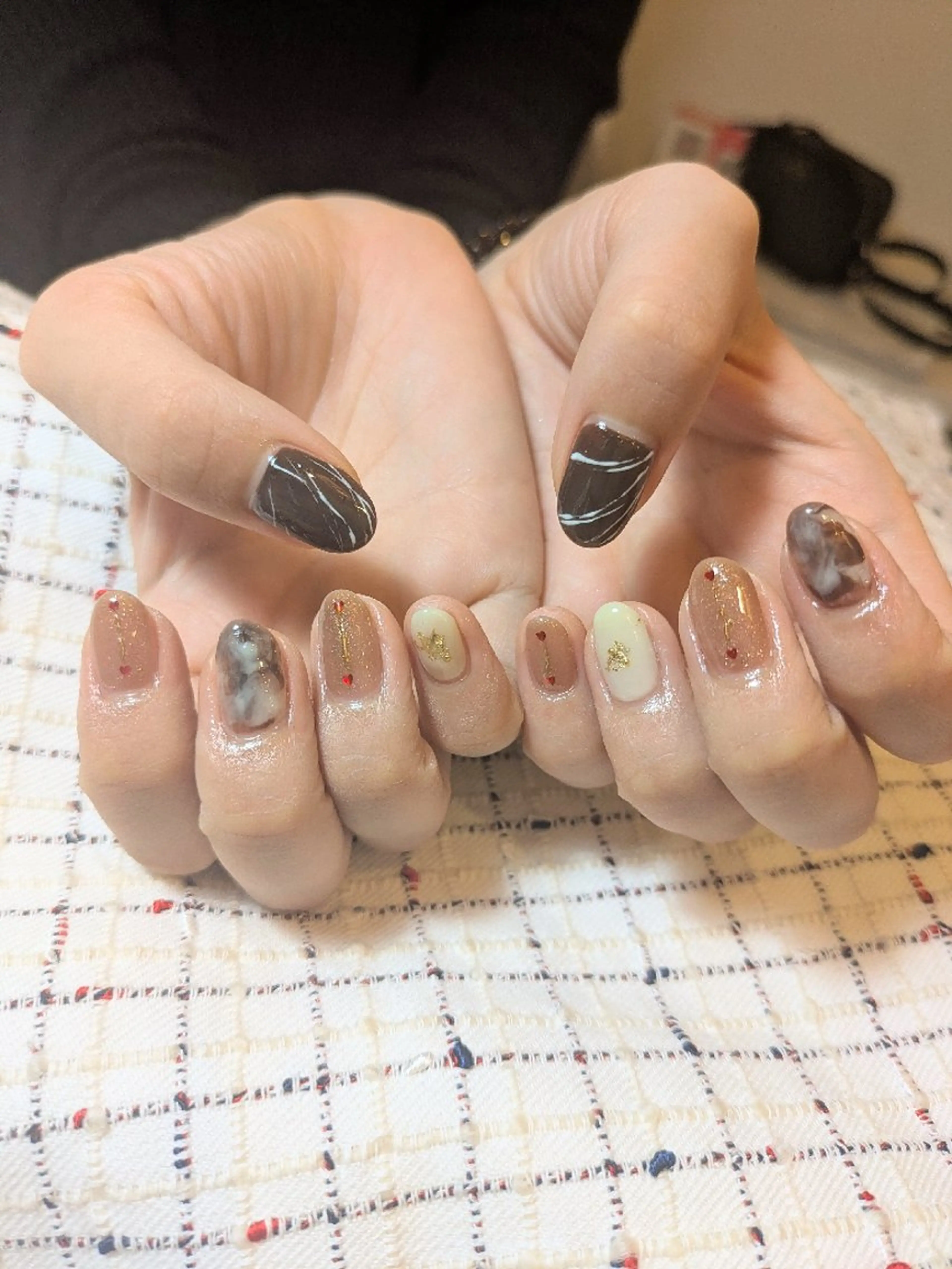 ネイル バレンタイン こもり さくらのネイルデザイン