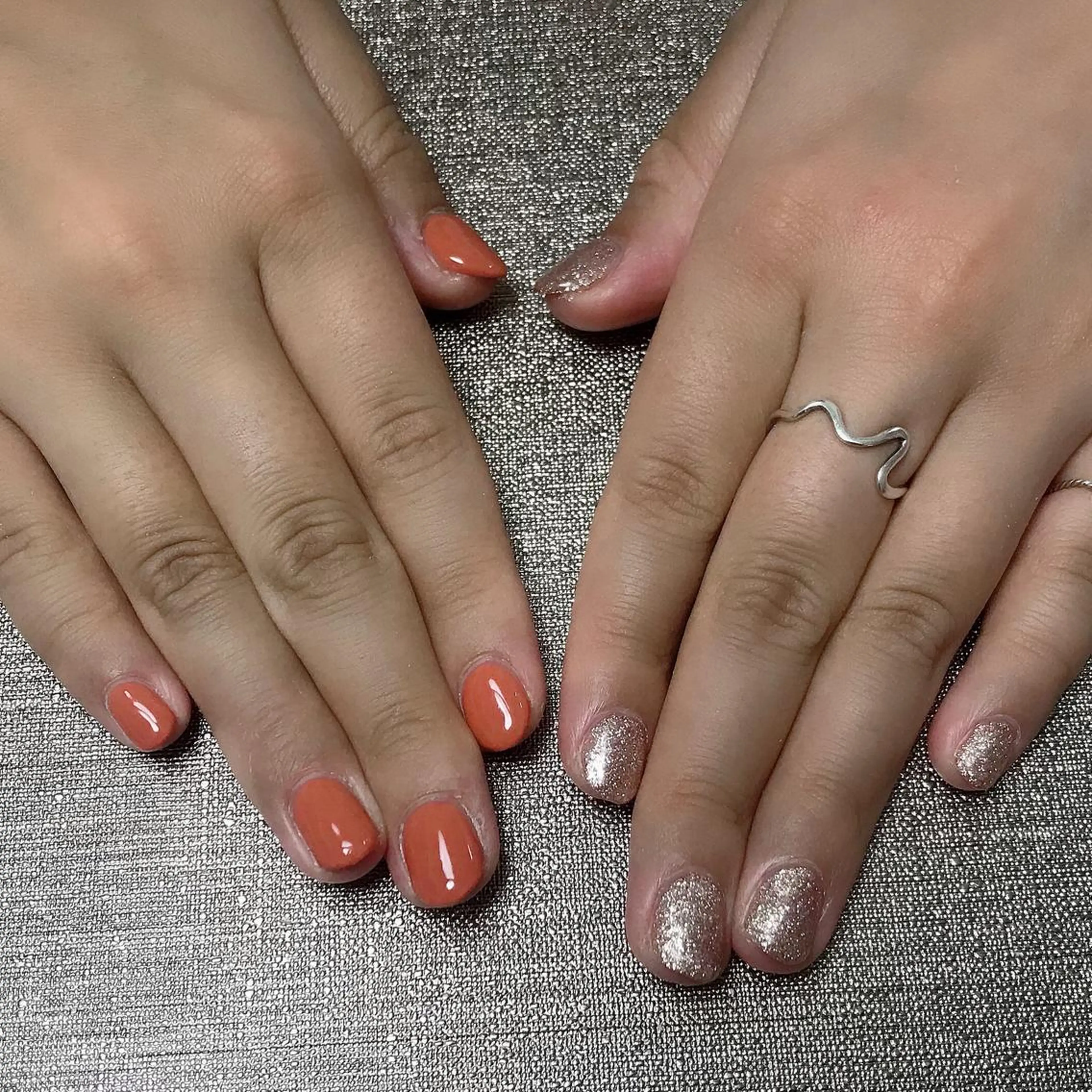 ネイル フットネイル ラメ(グリッター) ラメグラデーション ワンカラーネイル kikinail 溝の口のネイルデザイン