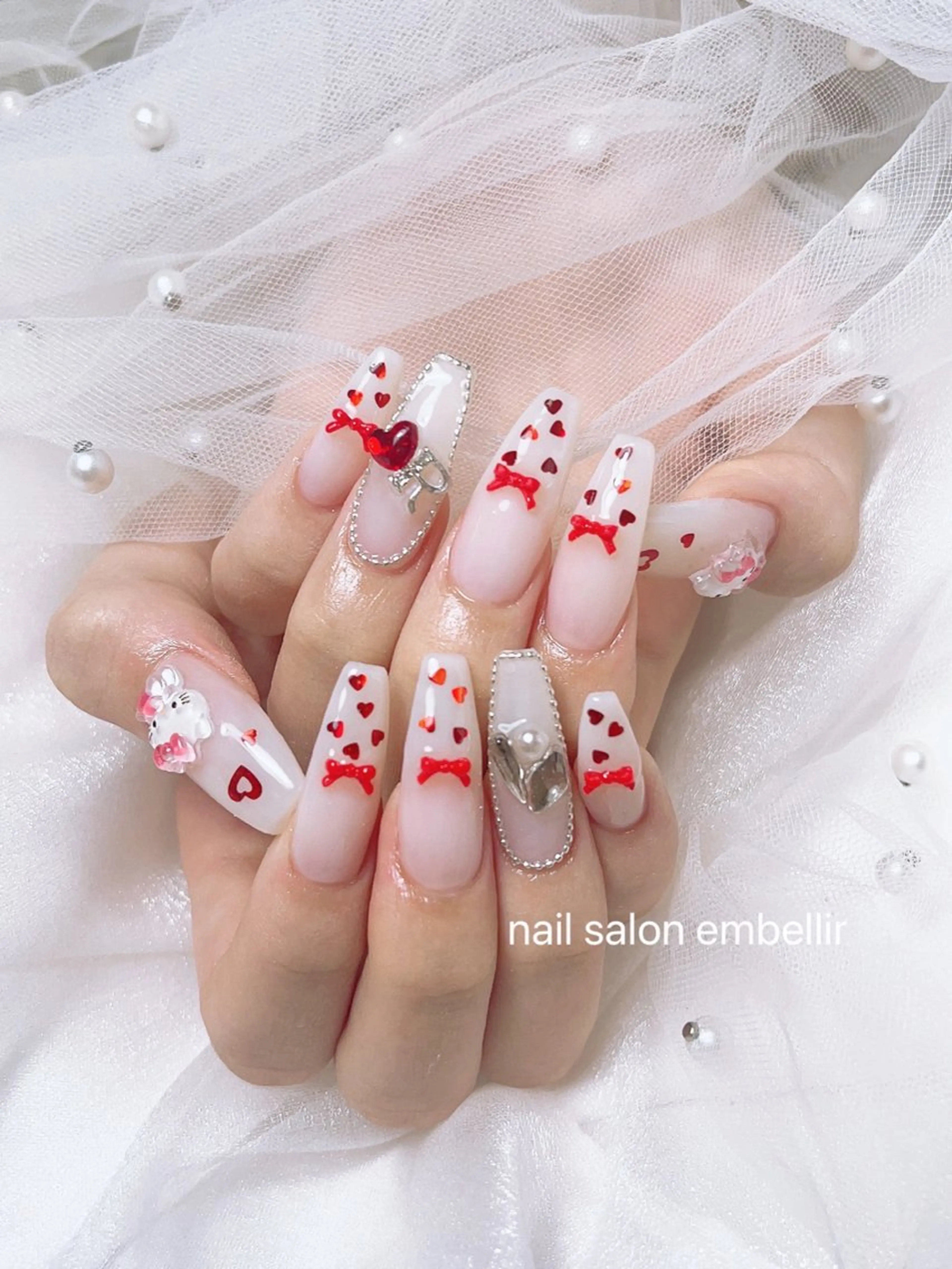 ネイル ハンドネイル embellir所属・emi ♡のネイルデザイン