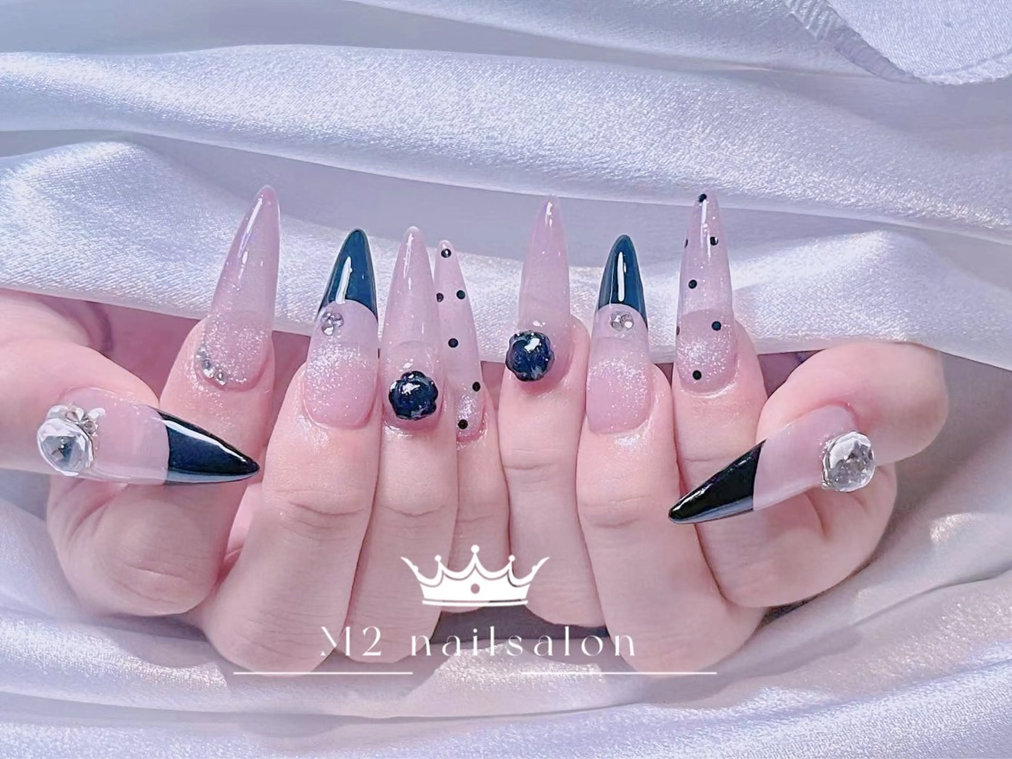 ネイル ハンドネイル 長さだし専門店 M2　rikaのネイルデザイン