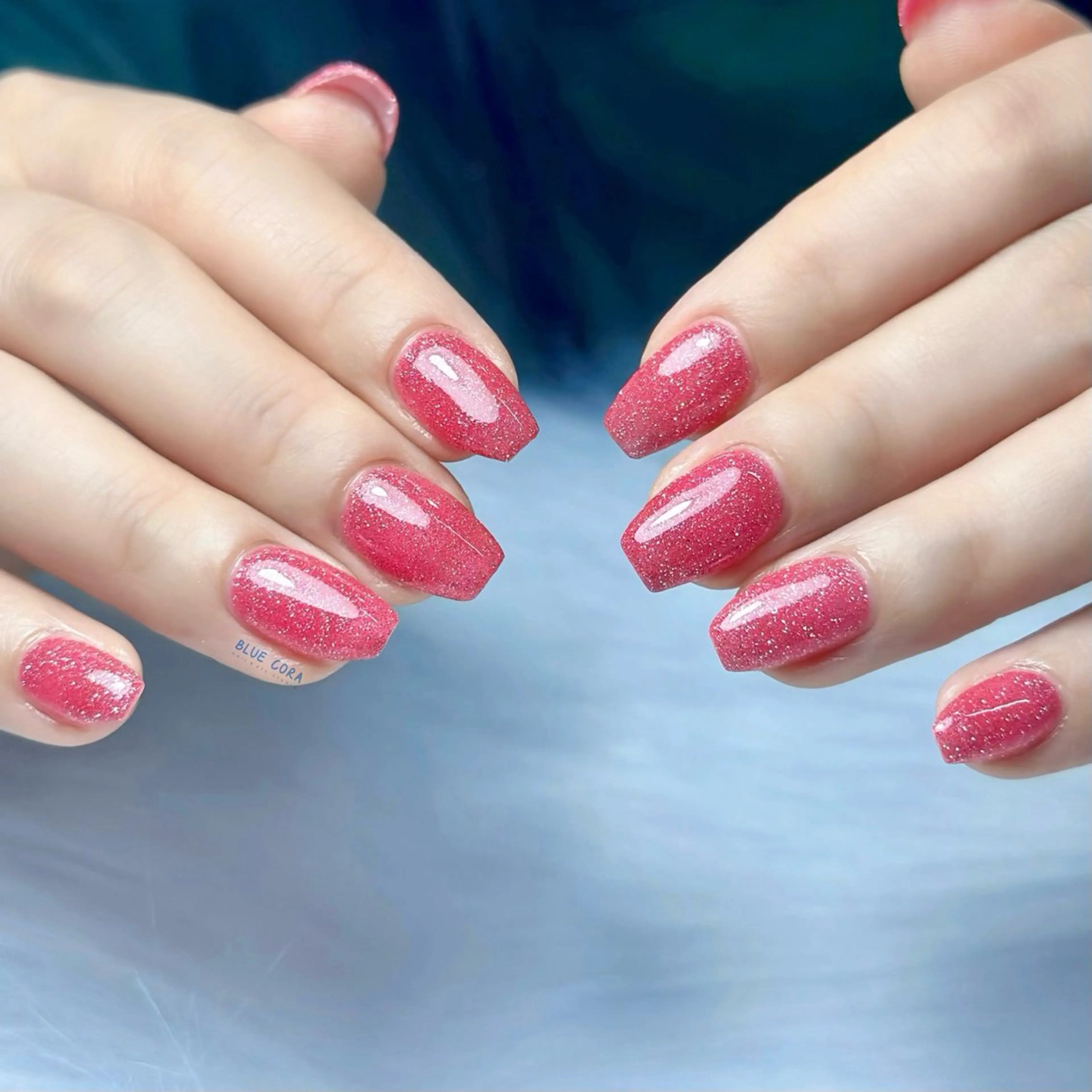 ネイル フラッシュネイル ハンドネイル ハンドケア BLUE CORAのネイルデザイン