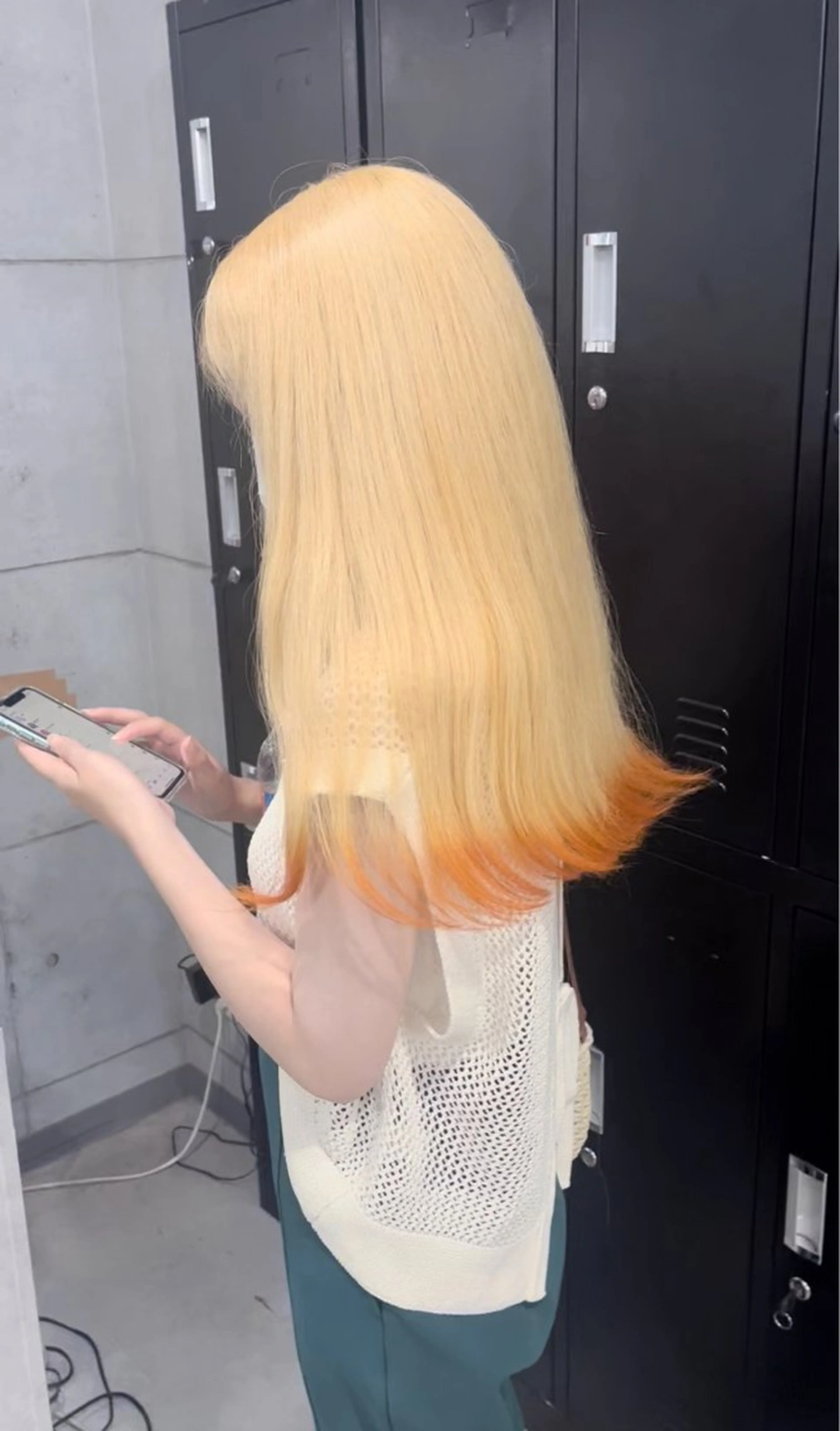 ロング カラー 縮毛矯正モデル 募集中Yuuriのヘアスタイル