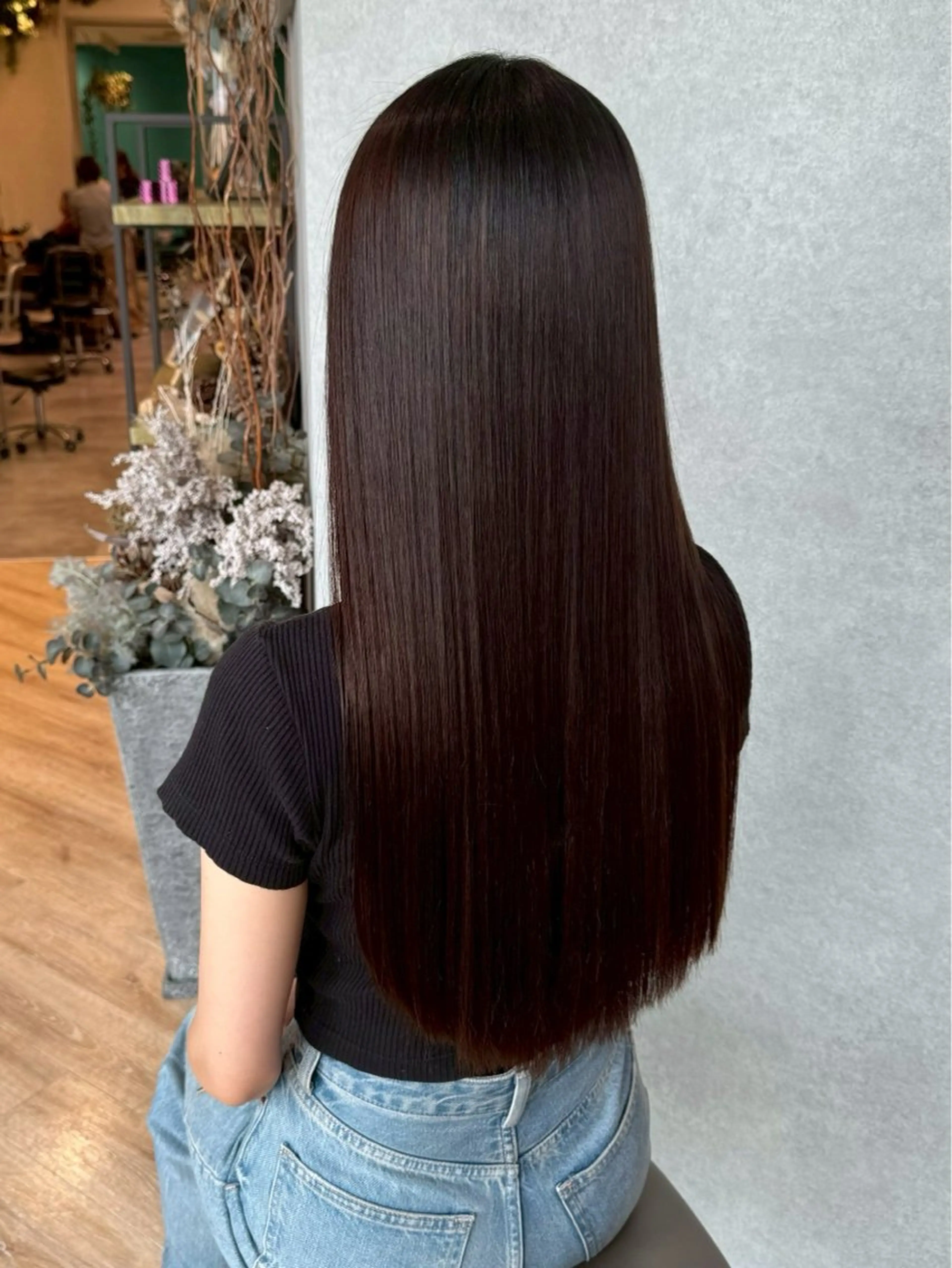 ロング カラー カットモデル𓍲艶髪 🫧秋積日向のヘアスタイル