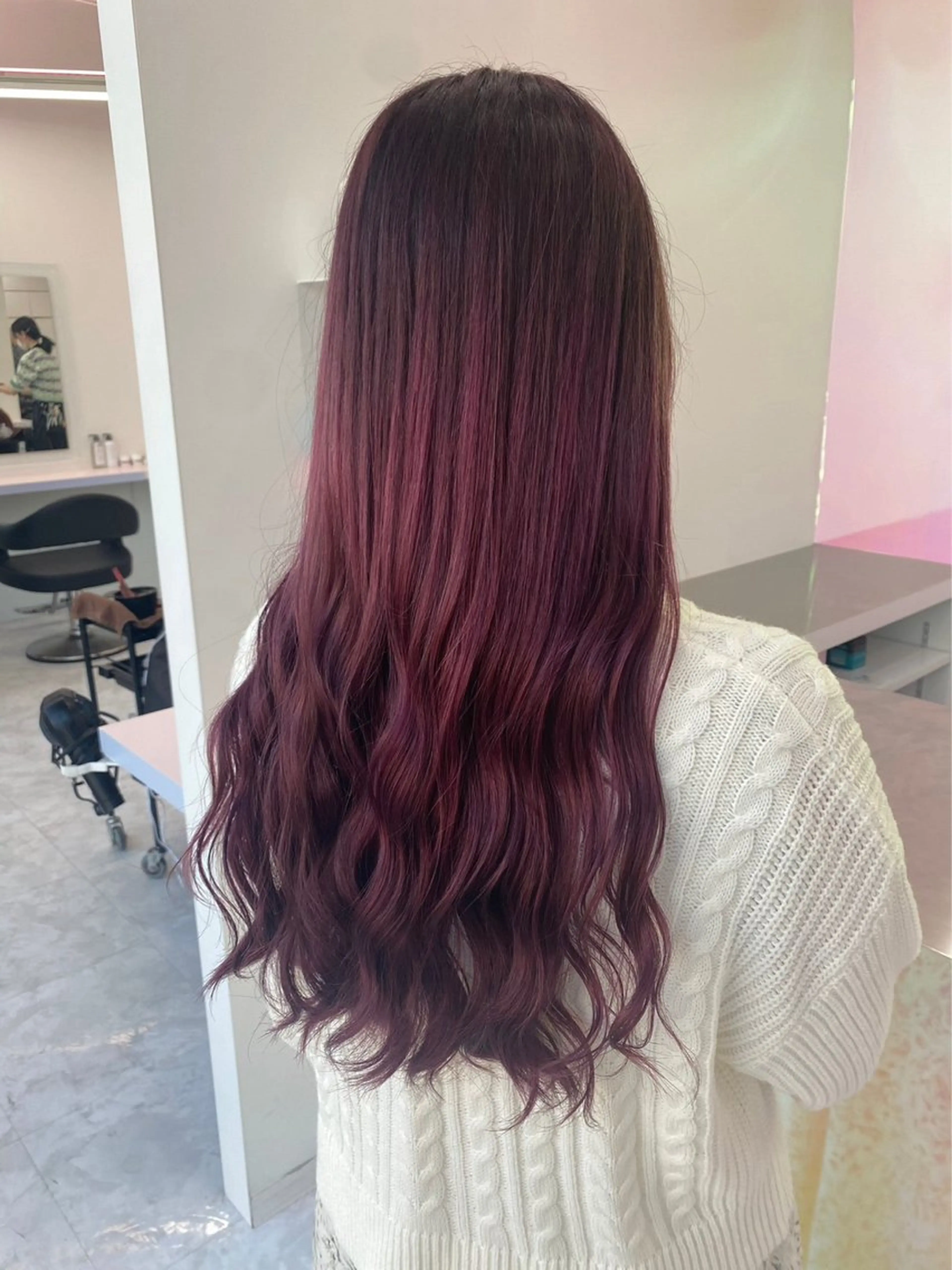 ロング カラー パーマ ヘアアレンジ メンズ 🤍透明感カラー🤍 似合わせ🤍AINEのヘアスタイル