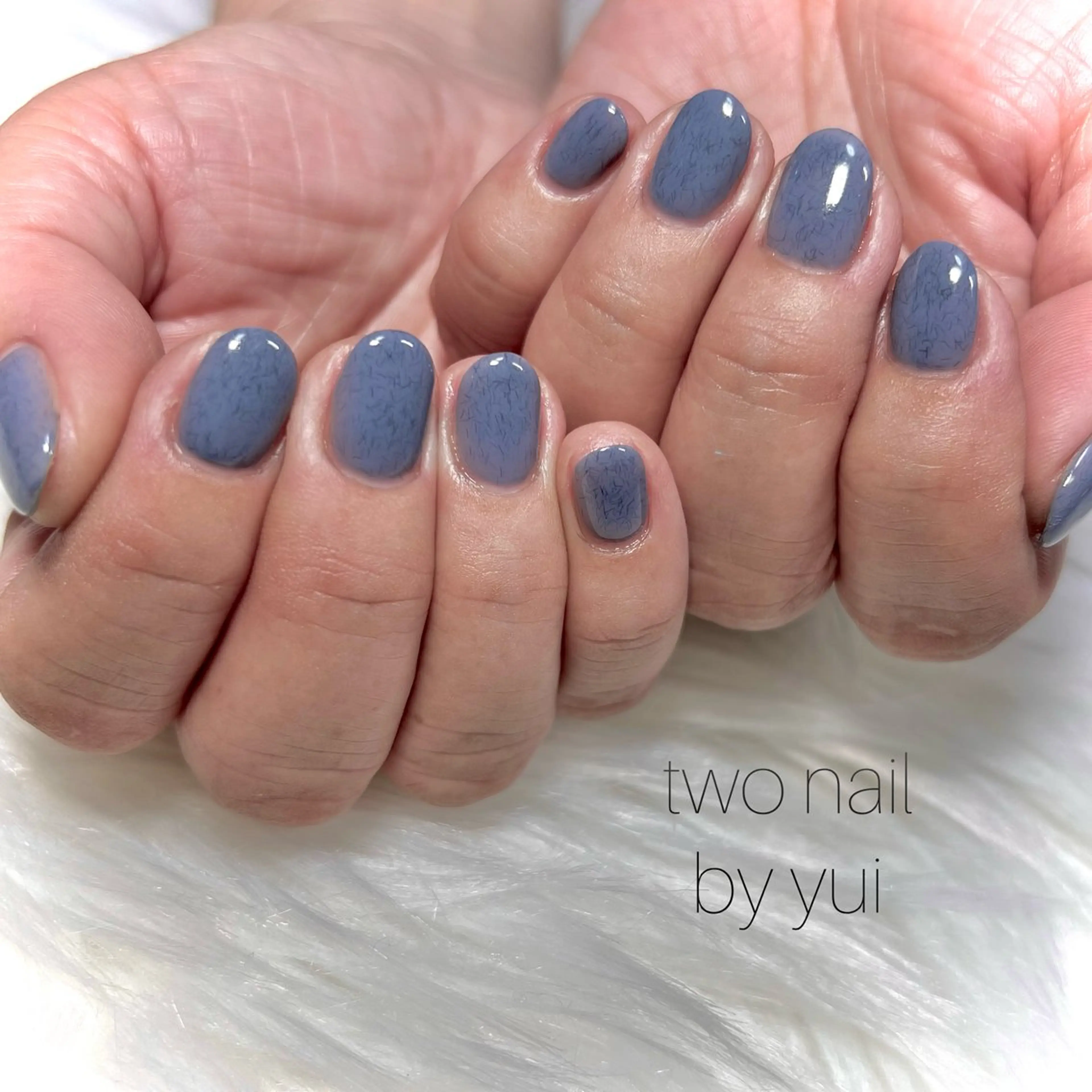ネイル ネイルチップ ホワイト ハンドネイル two nailのネイルデザイン