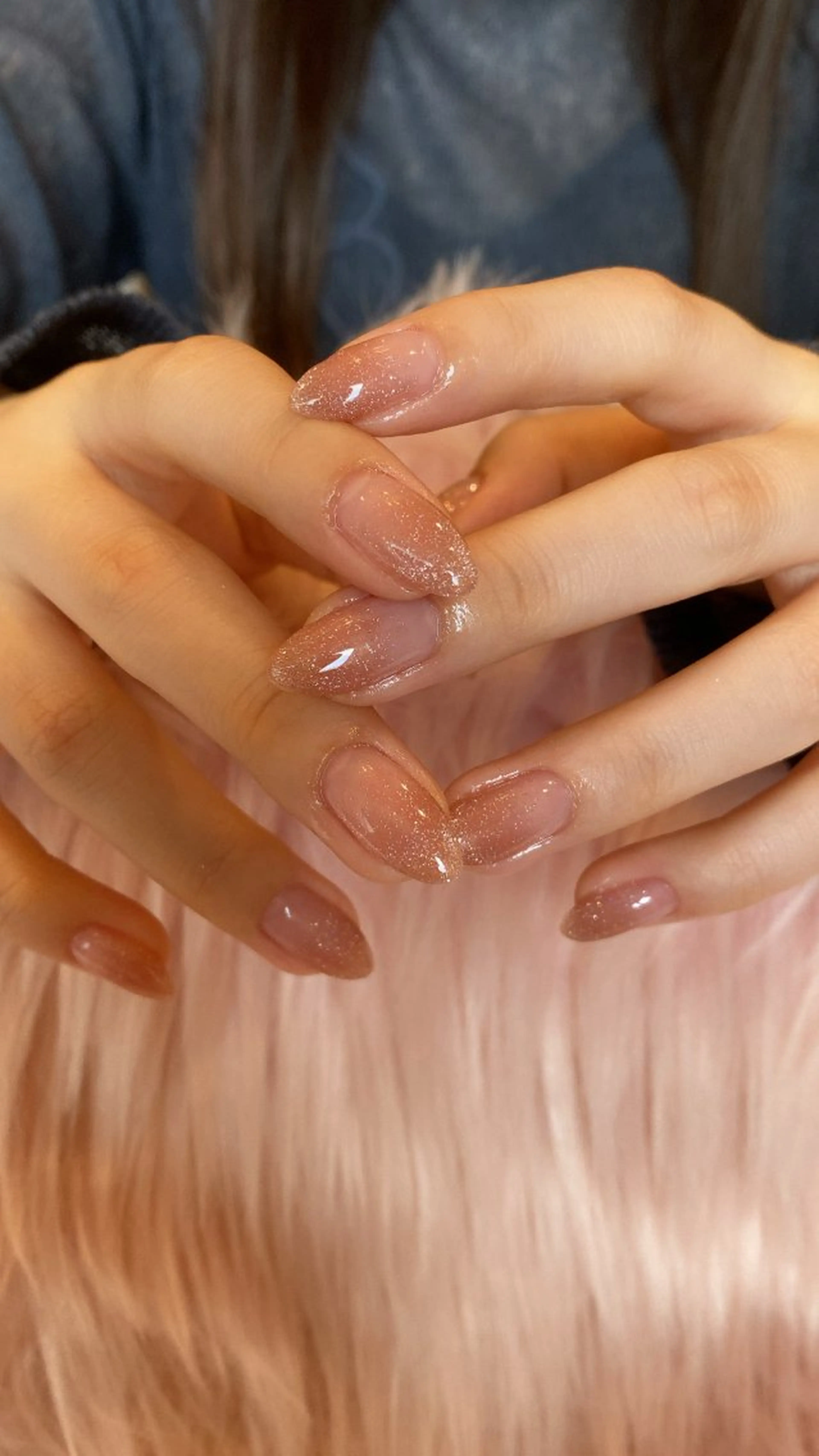 ネイル マグネットネイル ハンドネイル crystal ⭐︎ colorのネイルデザイン