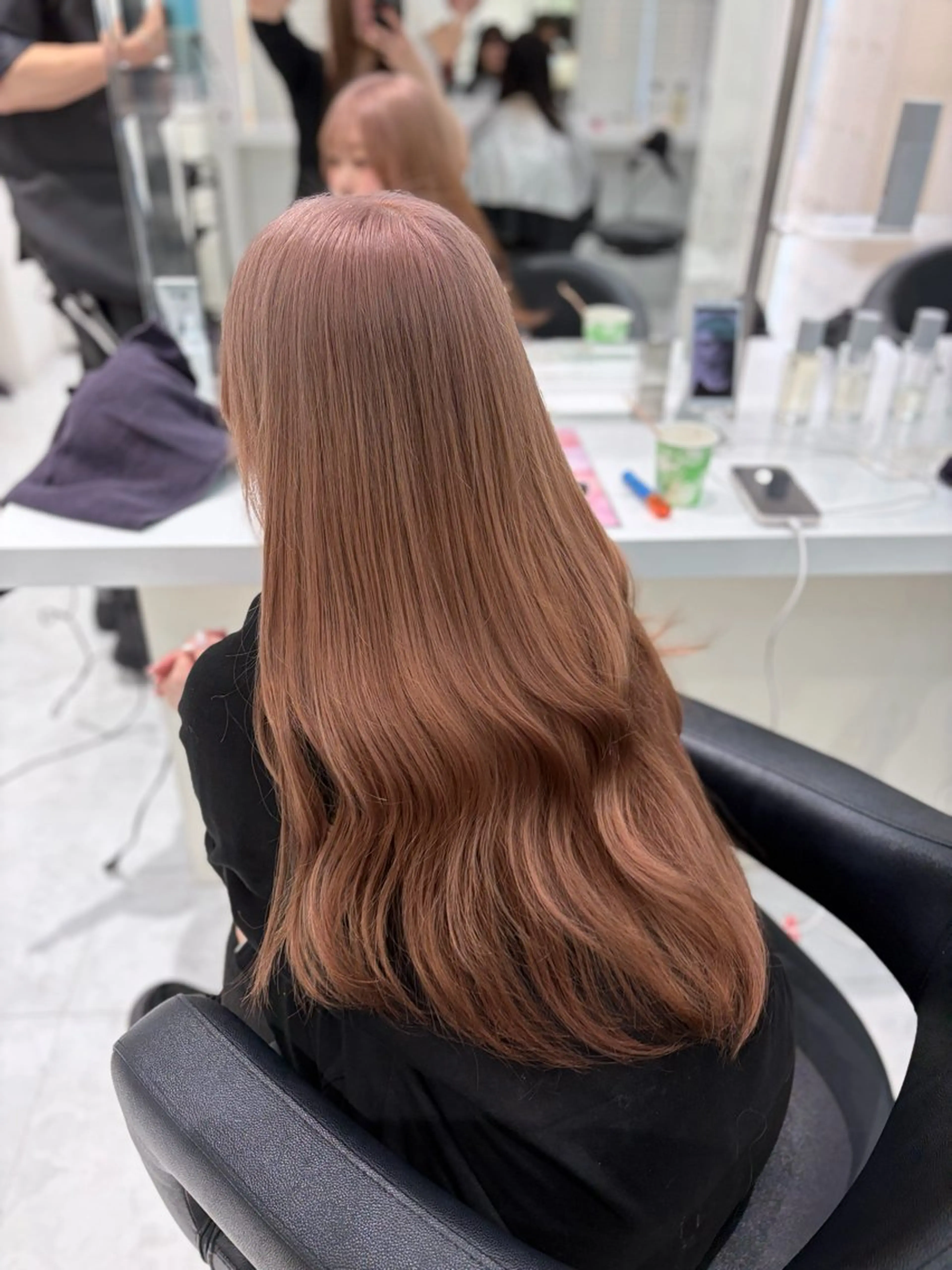 ロング カラー ヘアアレンジ ヘアカラー トリートメント ヘッドスパ 💓ブリーチ特化 透明感💓あい💓のヘアスタイル