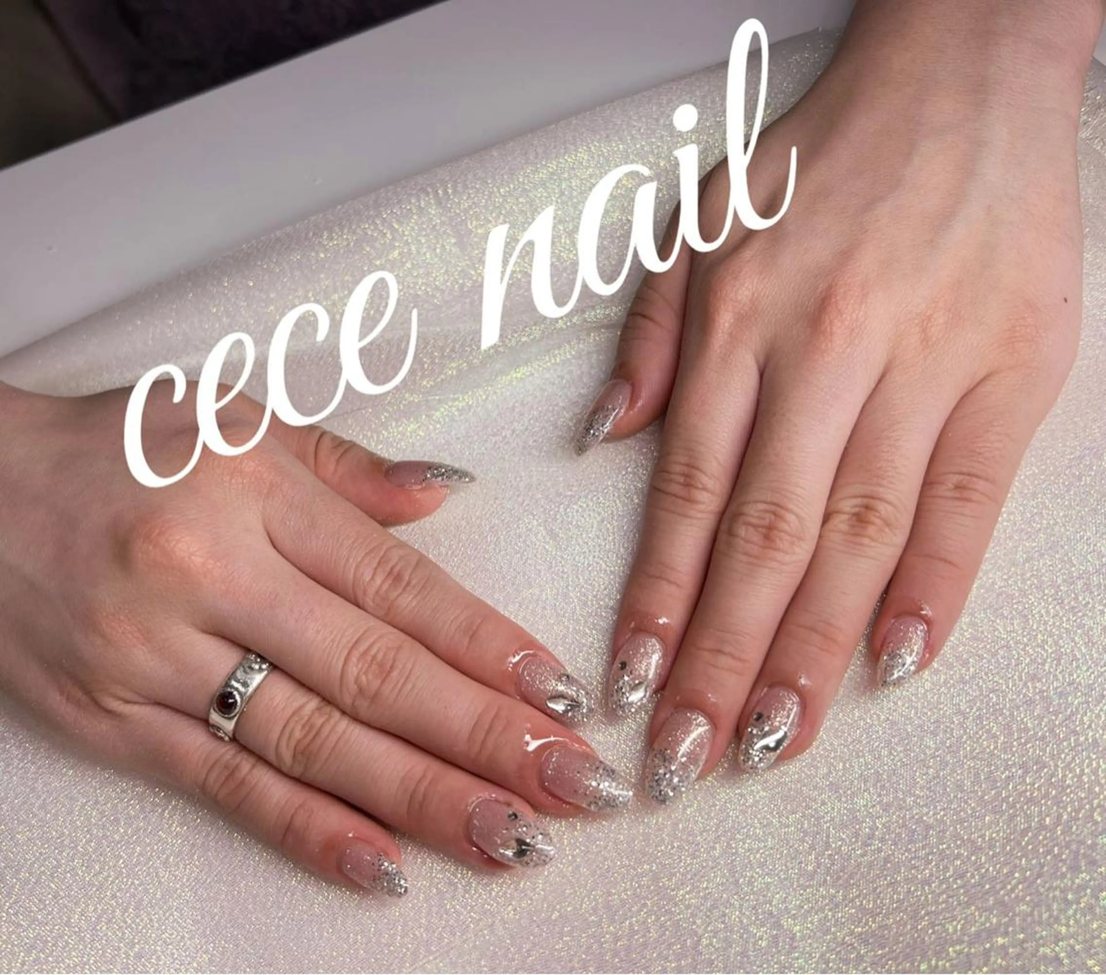 セミロング ネイル 🎀CeCe nail🎀のネイルデザイン