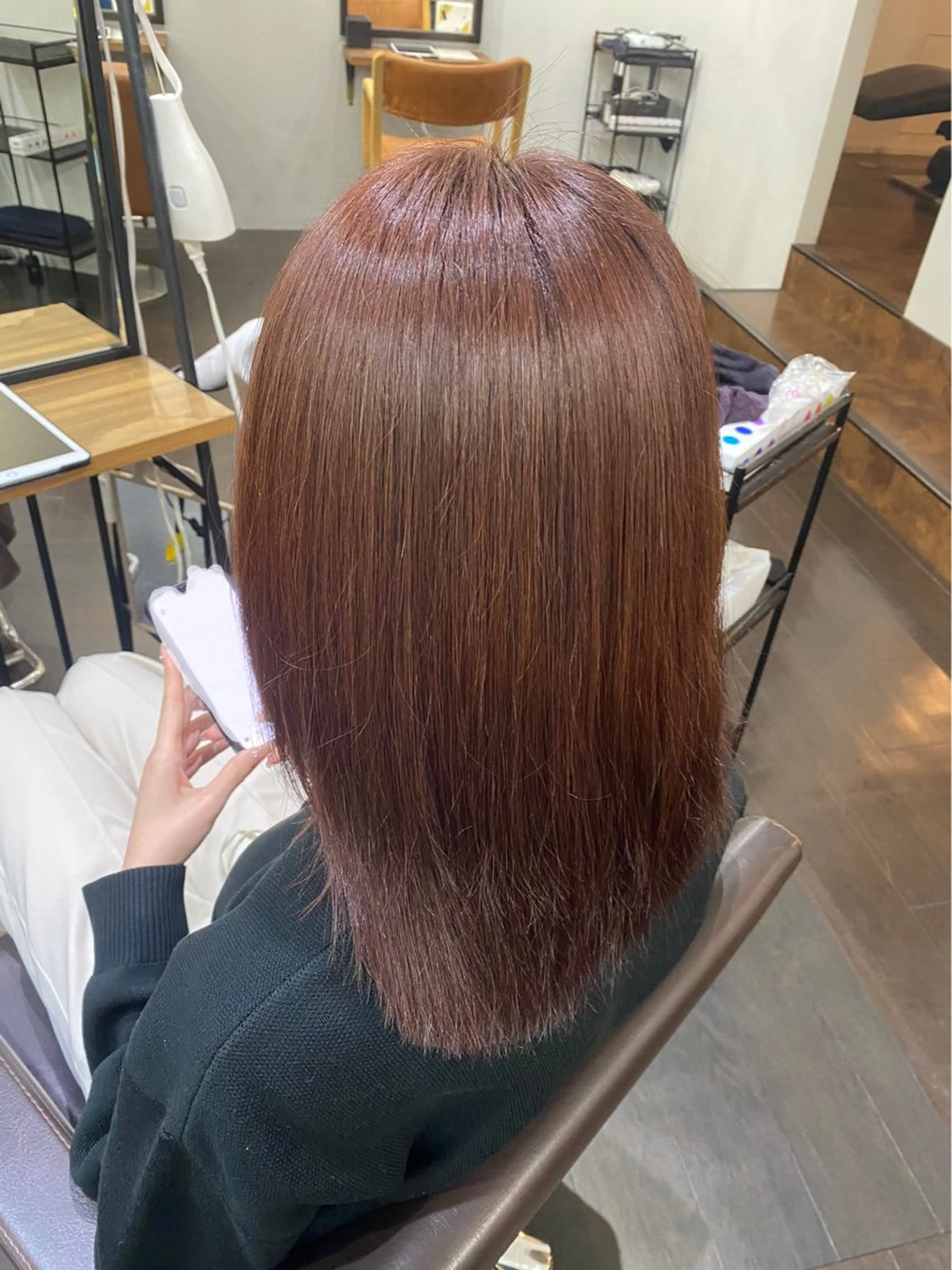 ロング カラー ヘアアレンジ 🍒ᩚ名駅/艶髪 縮毛矯正/あゆ🍒ᩚのヘアスタイル