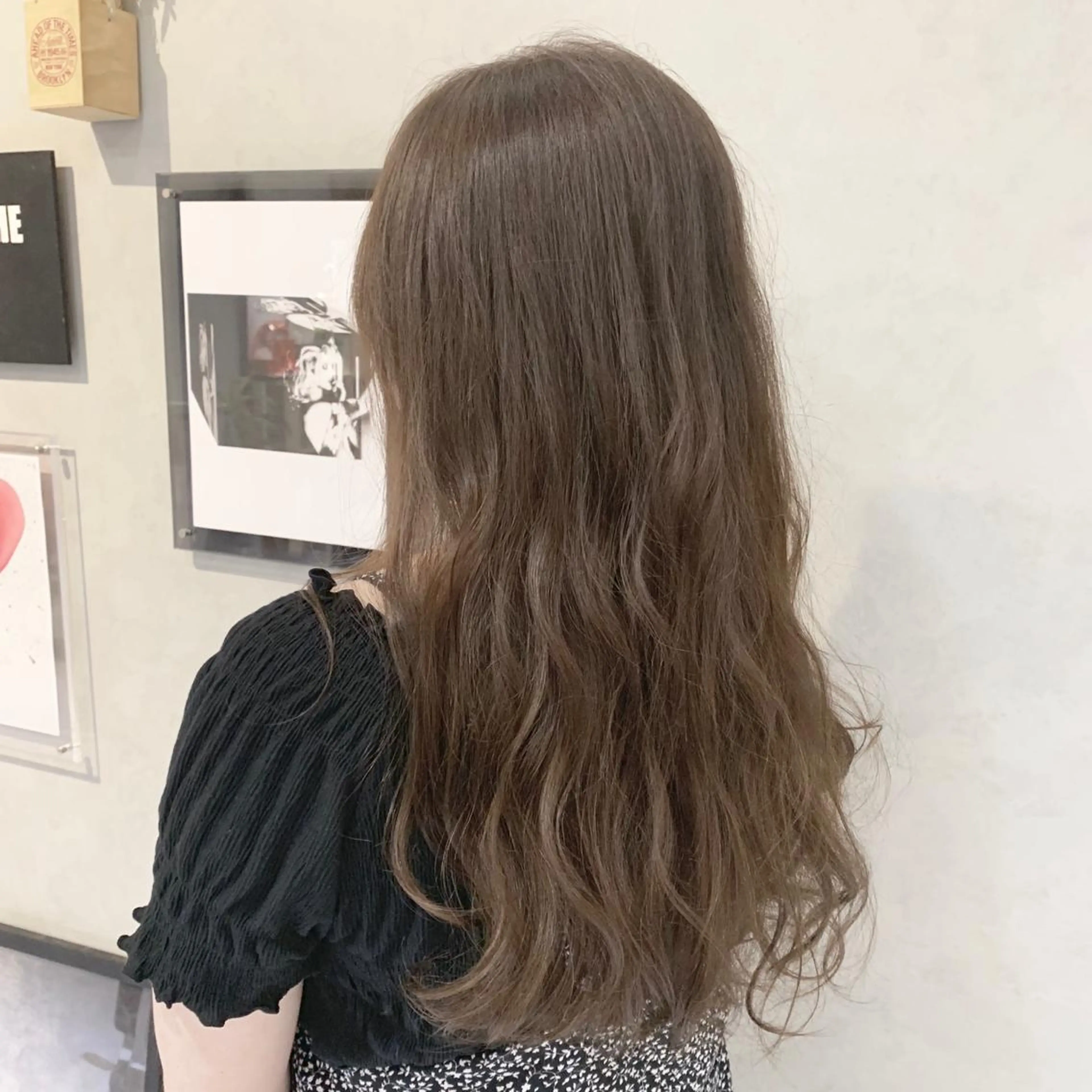 ロング カラー 縮毛矯正 トリートメント ︎︎🧸 ユリ ︎︎🧸のヘアスタイル