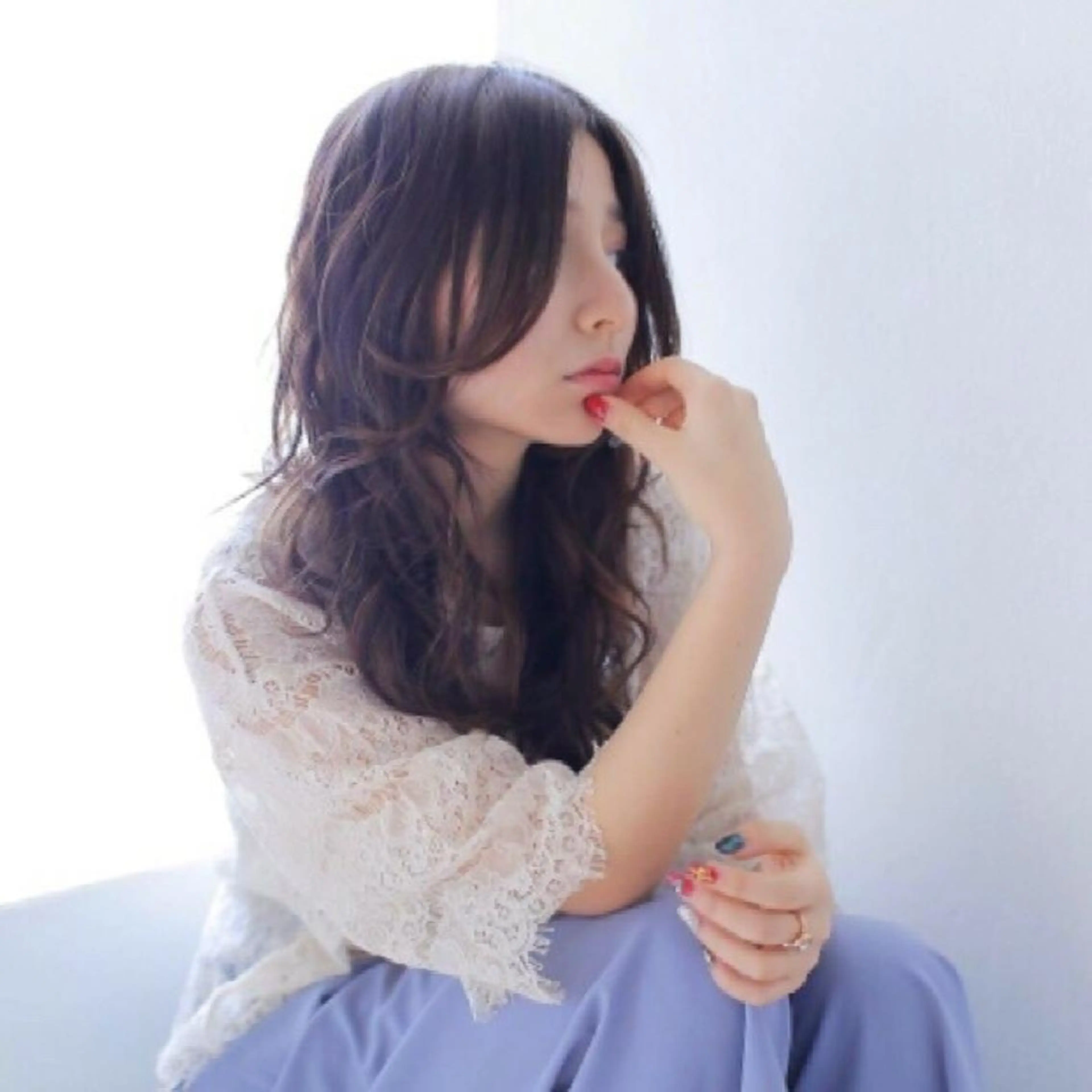 ロング 🇰🇷韓国風艶髪✨ 髪質改善 倉岡しおんのヘアスタイル