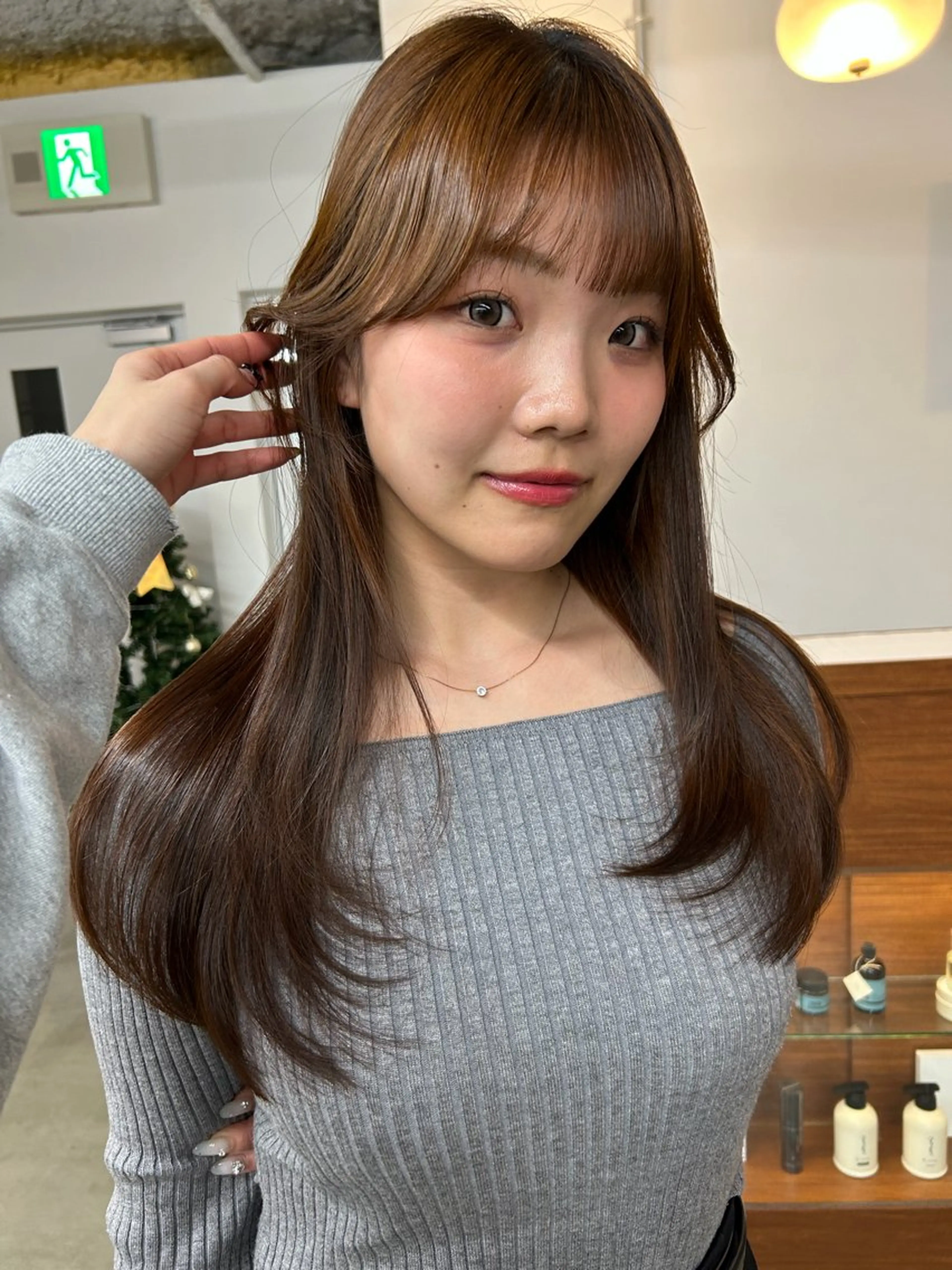 ロング カラー 大阪梅田/ イマムラミヅキのヘアスタイル