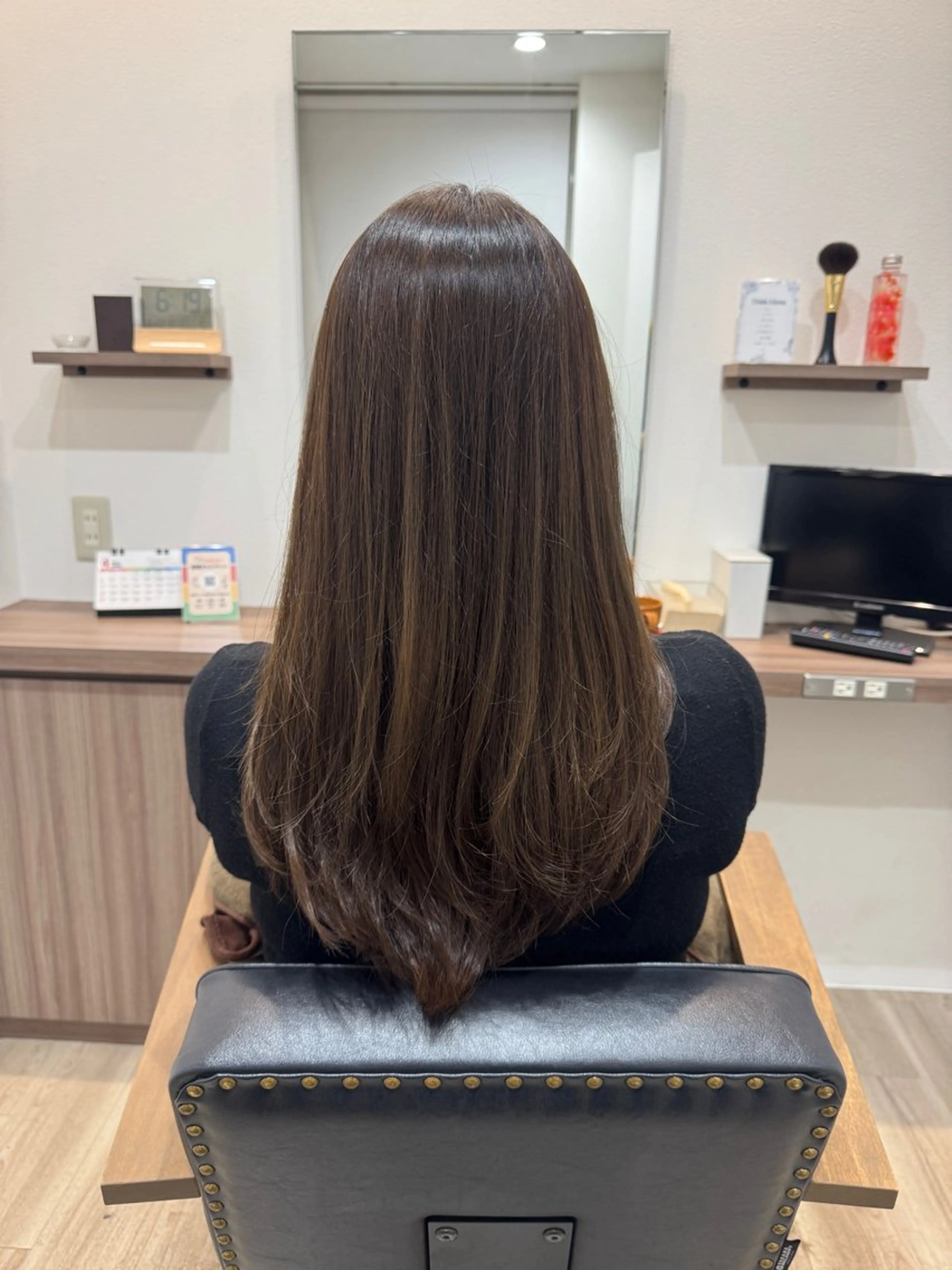 ロング カラー 透明感カラー 髪質改善 トリートメント カット ヘアカラー トリートメント Dears 望月のヘアスタイル