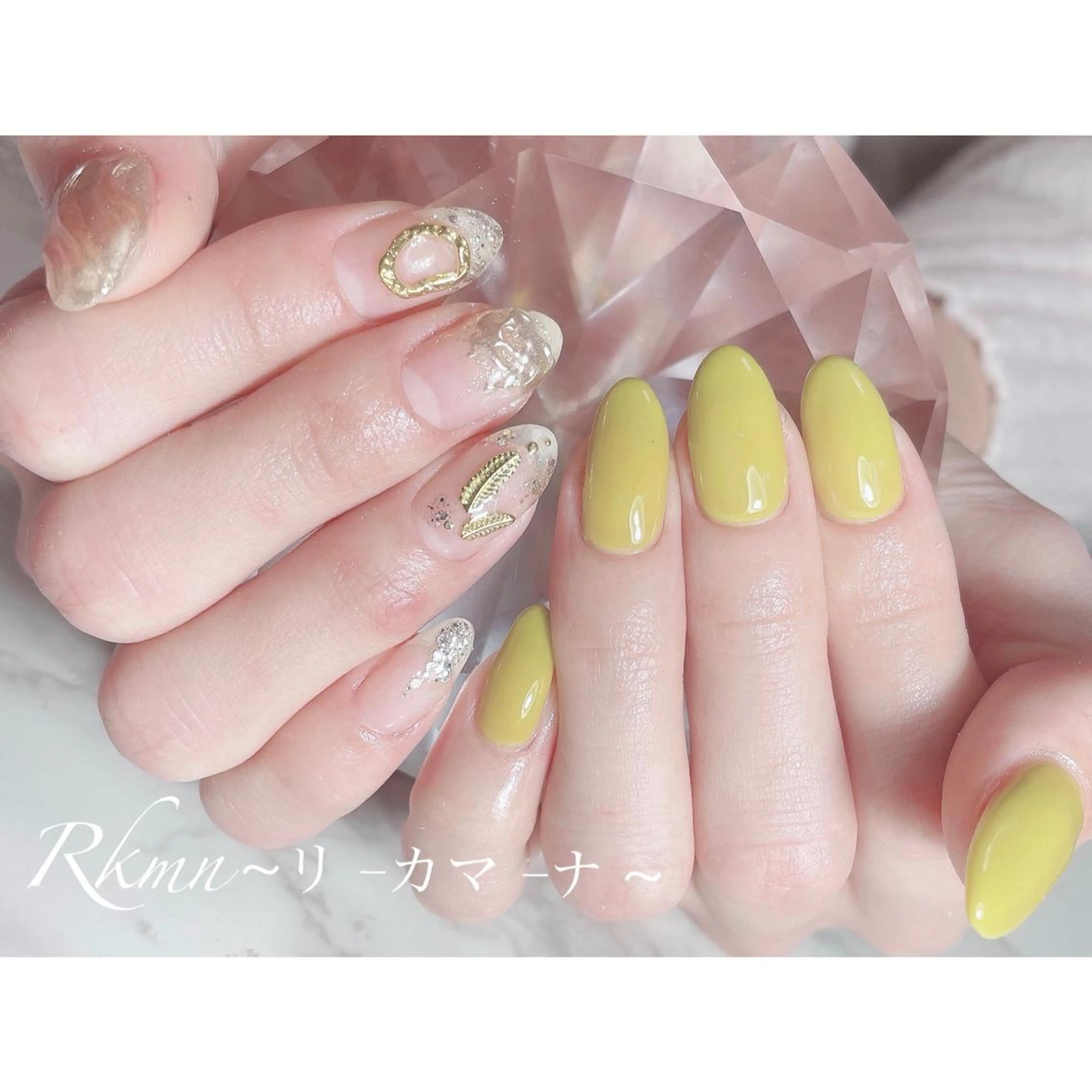 ネイル アートネイル フレンチネイル ジェルネイル グラデーション ニュアンスネイル ハンドネイル フットネイル ハンドケア Rkmn ~リ-カマ-ナ~のネイルデザイン