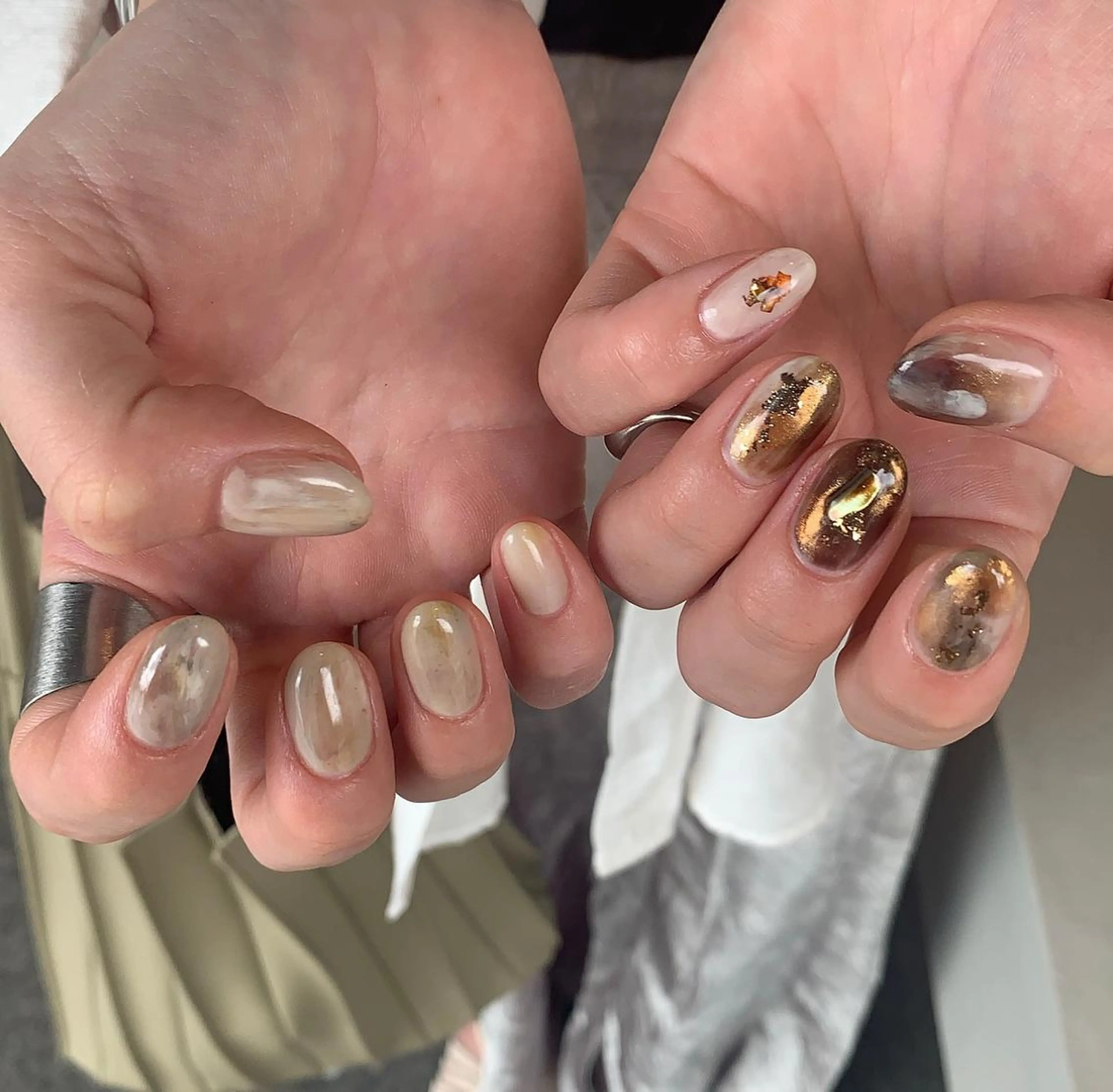 ネイル ハンドネイル にしぐち はるかのネイルデザイン