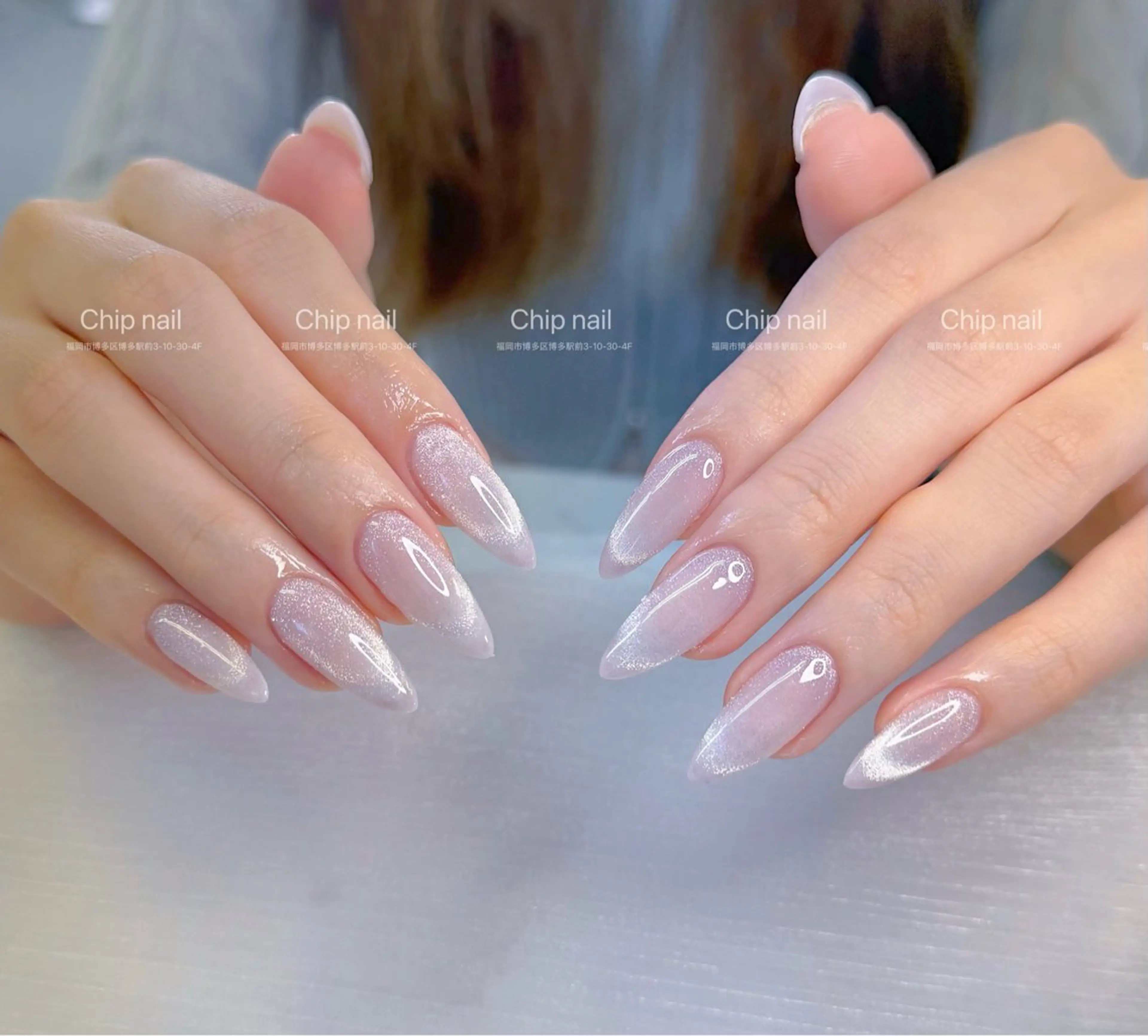 ネイル ロングネイル ハンドネイル chip nail harukaのネイルデザイン