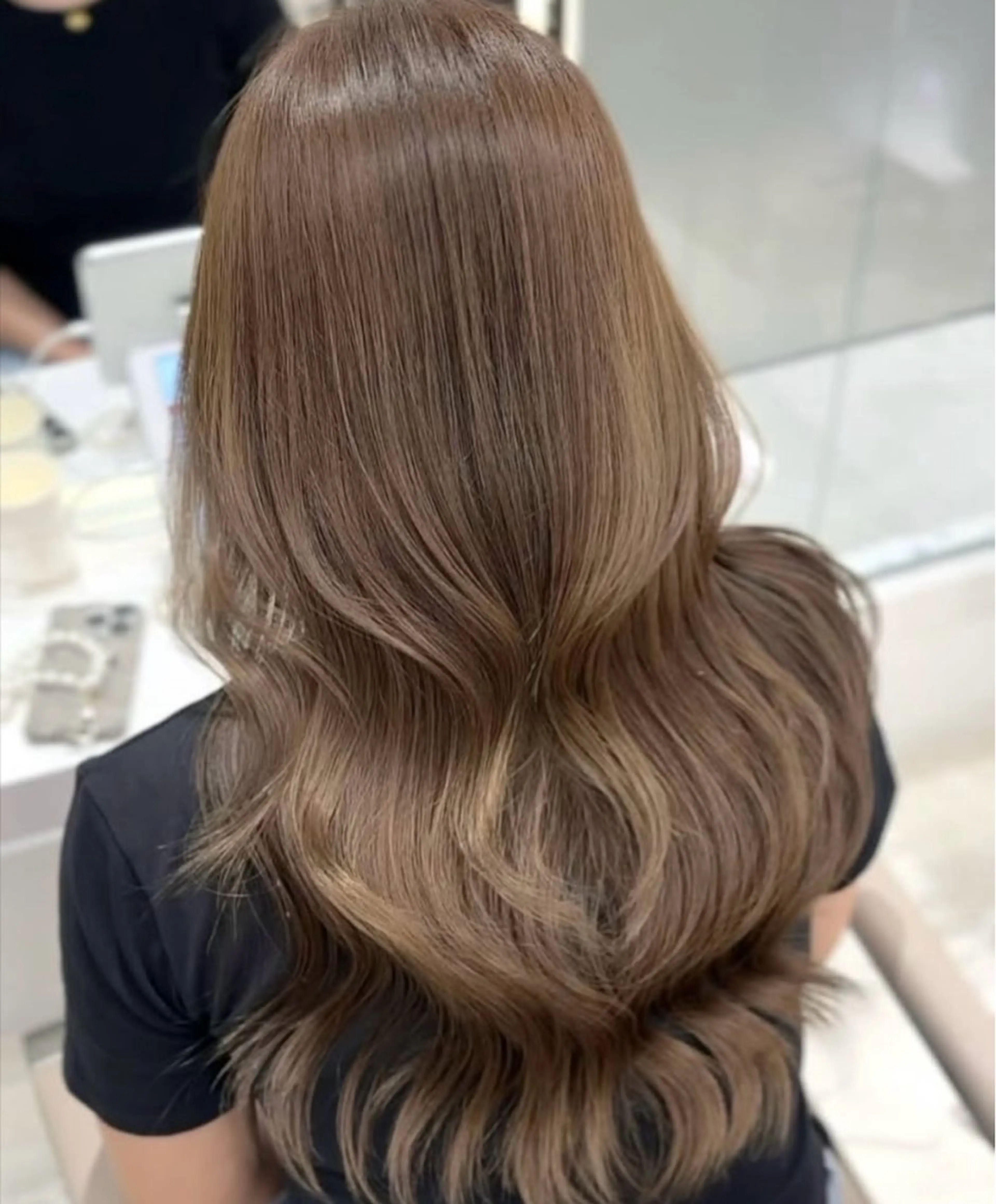 ロング カラー ヘアカラー トリートメント ダブルカラー髪質改善 /Annaのヘアスタイル