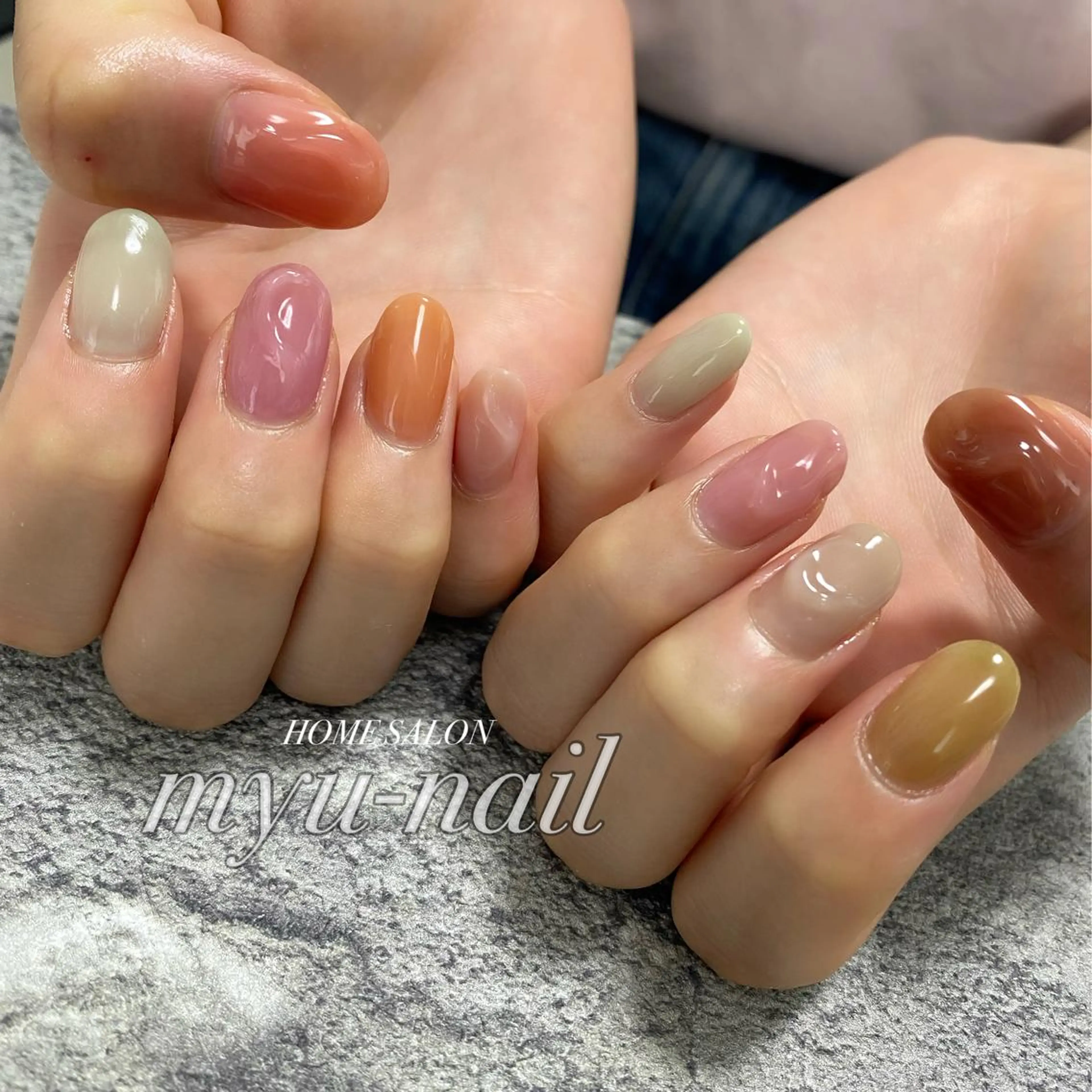 ネイル ホームサロン myu-nailのネイルデザイン