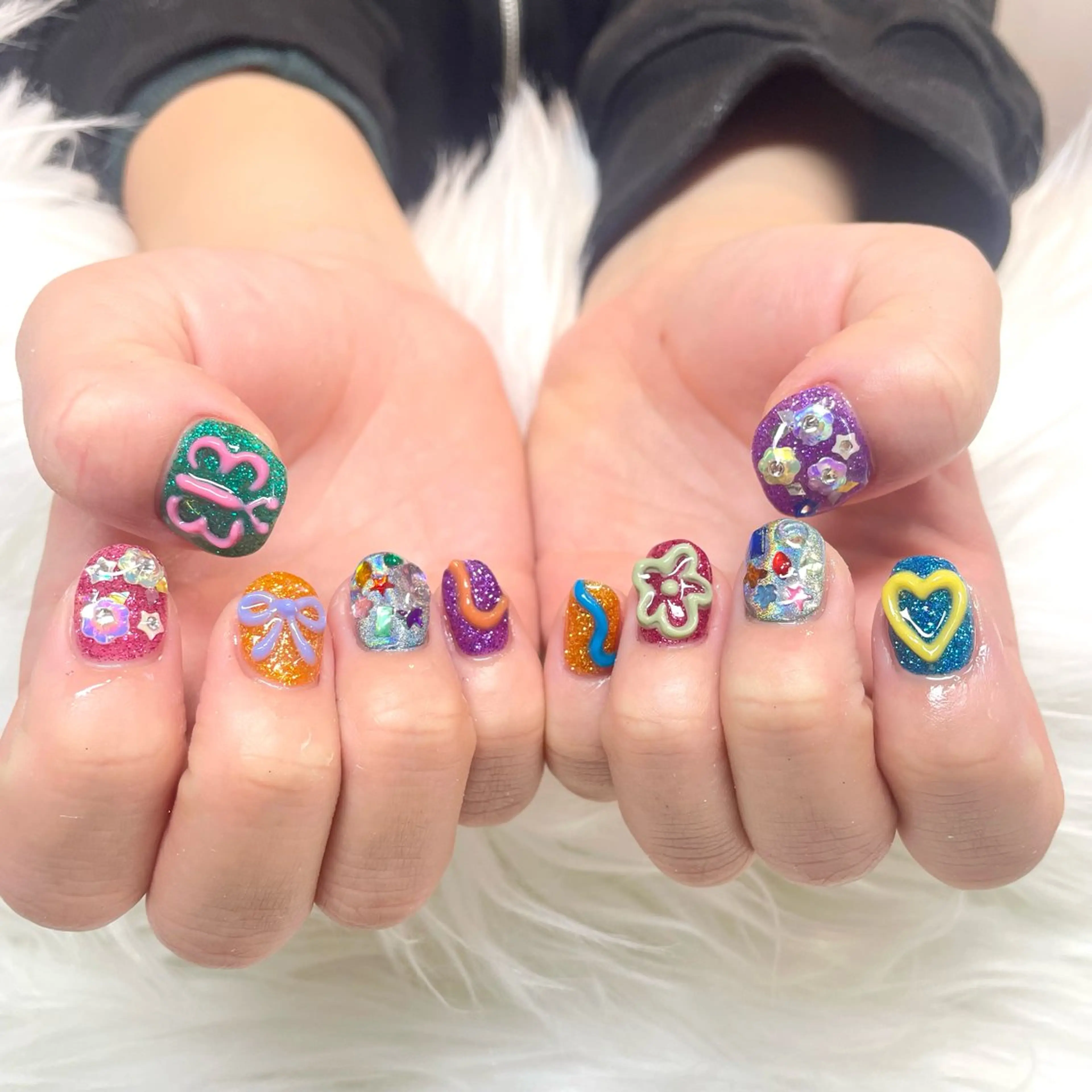 ネイル ハンドネイル 新井 ひなののネイルデザイン