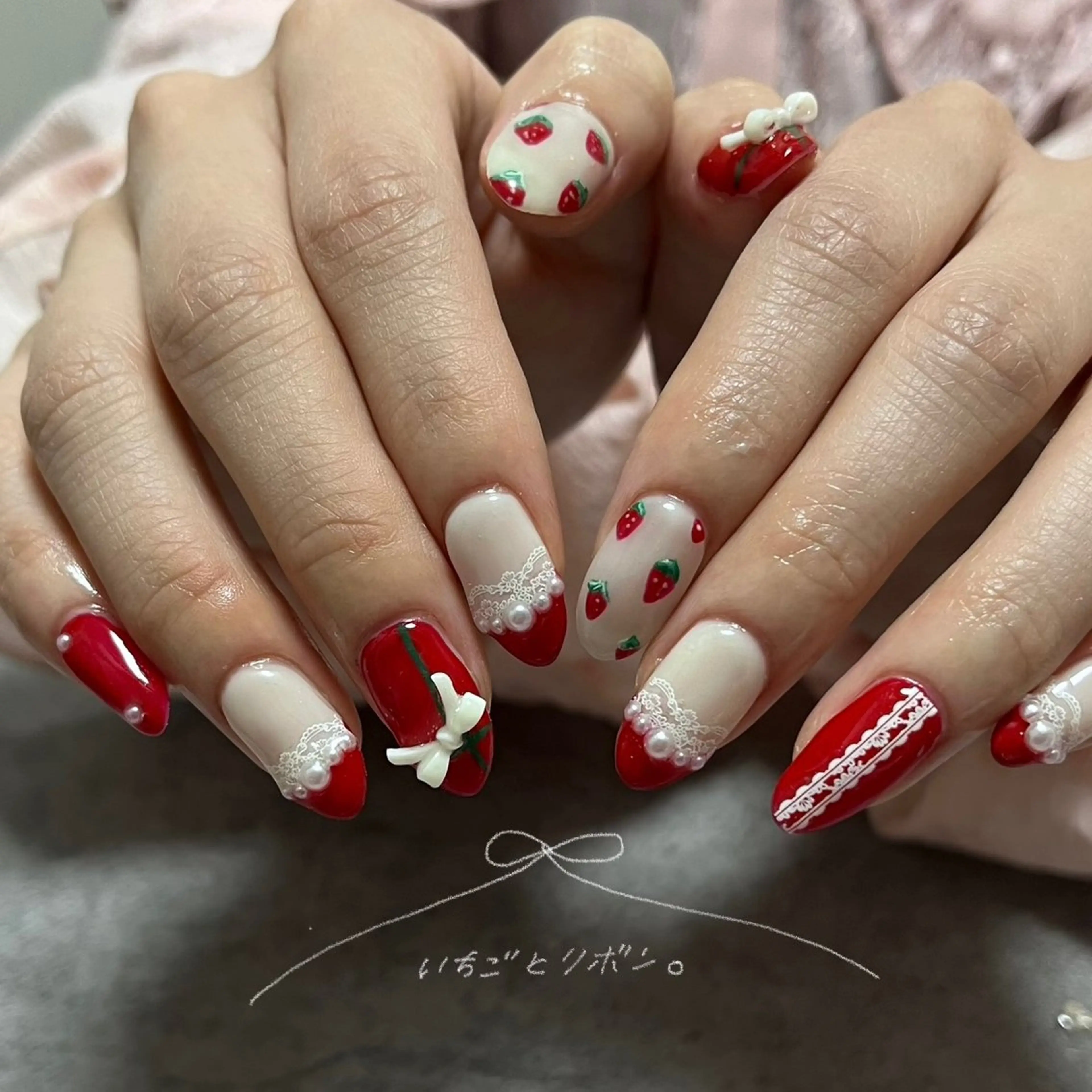 ネイル KUU🎀♥⑅ フィルイン対応サロンのネイルデザイン