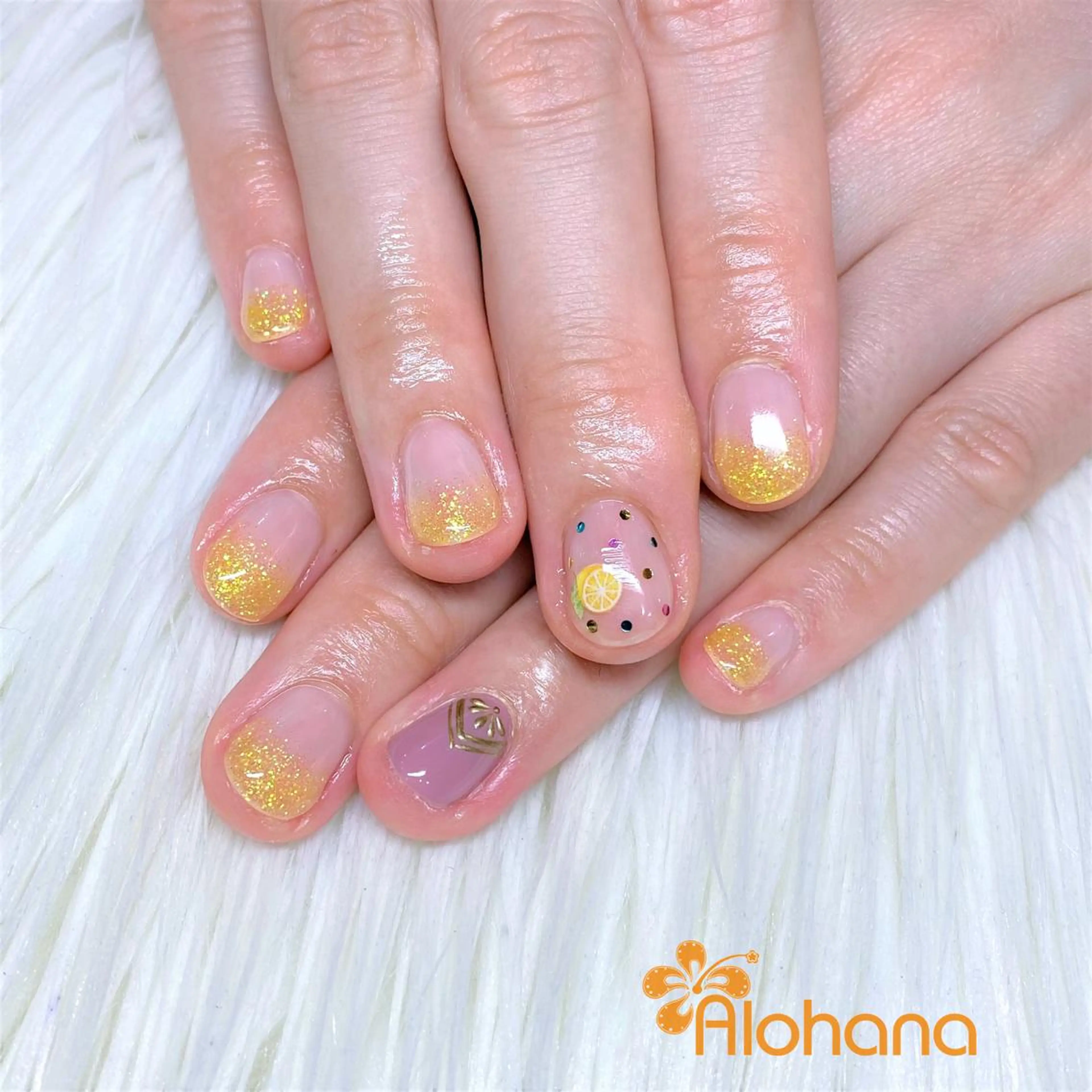 ネイル ハンドネイル Alohana Minaのネイルデザイン