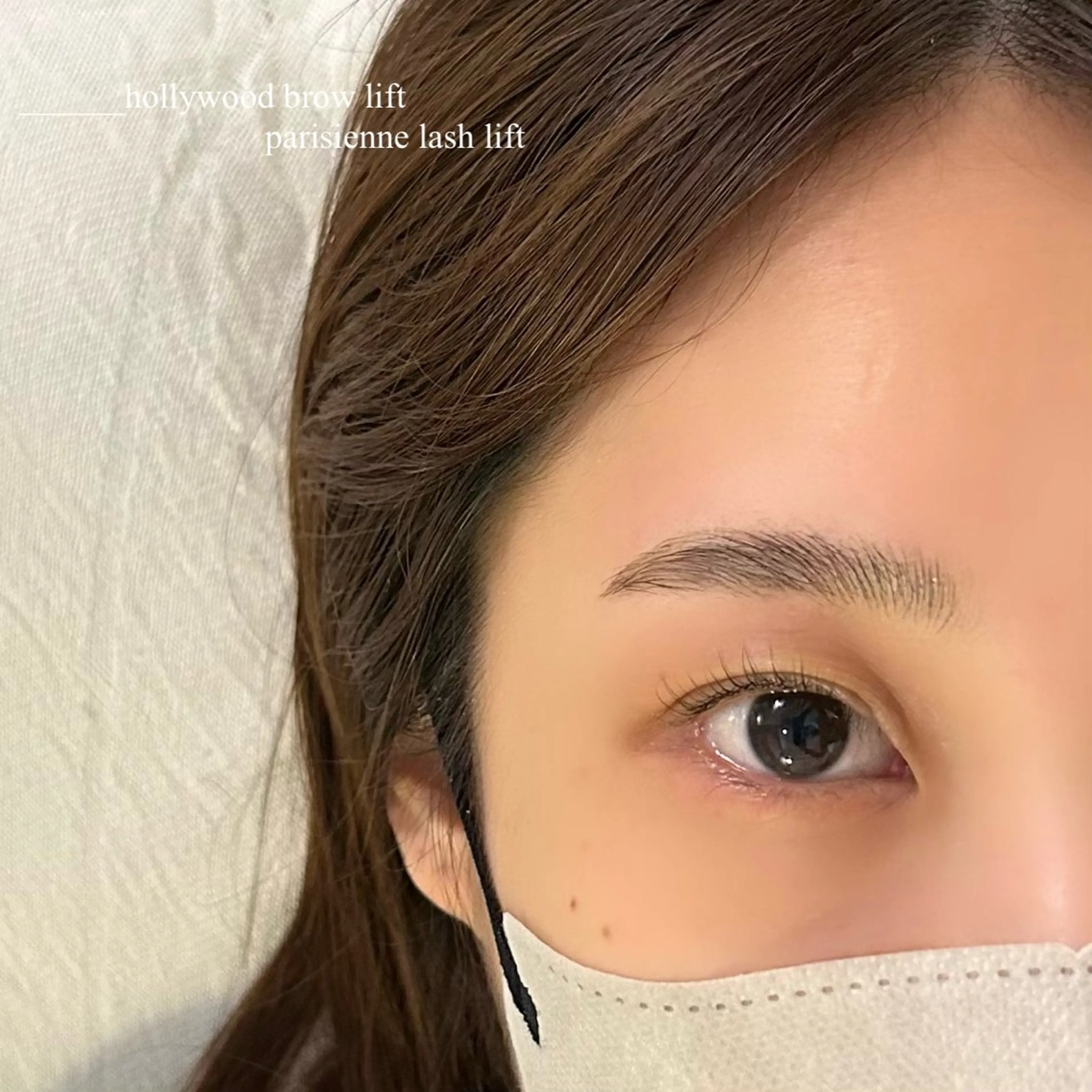 アイブロウ ハリウッドブロウリフト 吉祥寺kasumi 🌛eye/browのマツエク・マツパデザイン