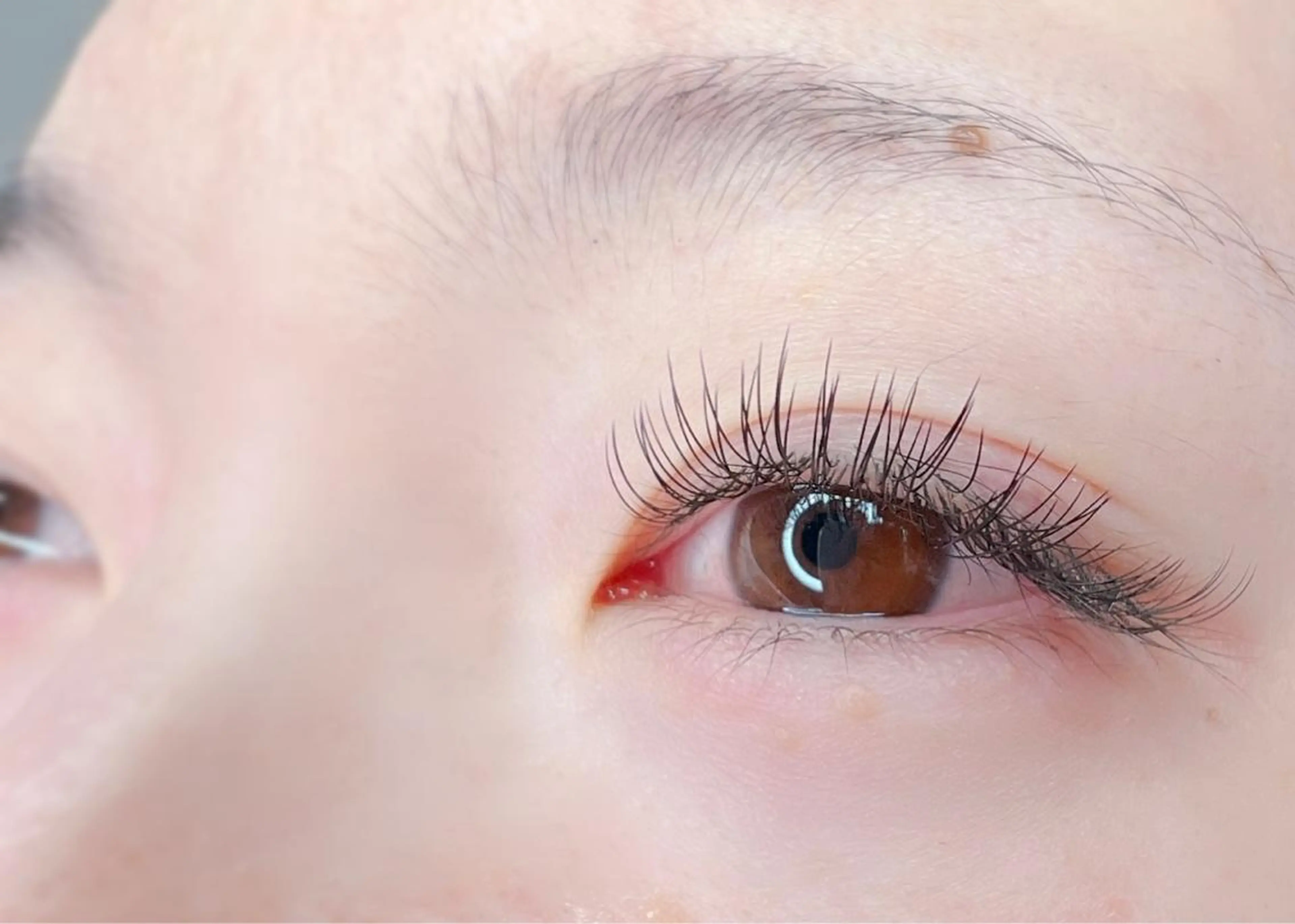 マツエク・マツパ Cカール フラットラッシュ マツエク LASHIQ南堀江 奥優美のマツエク・マツパデザイン