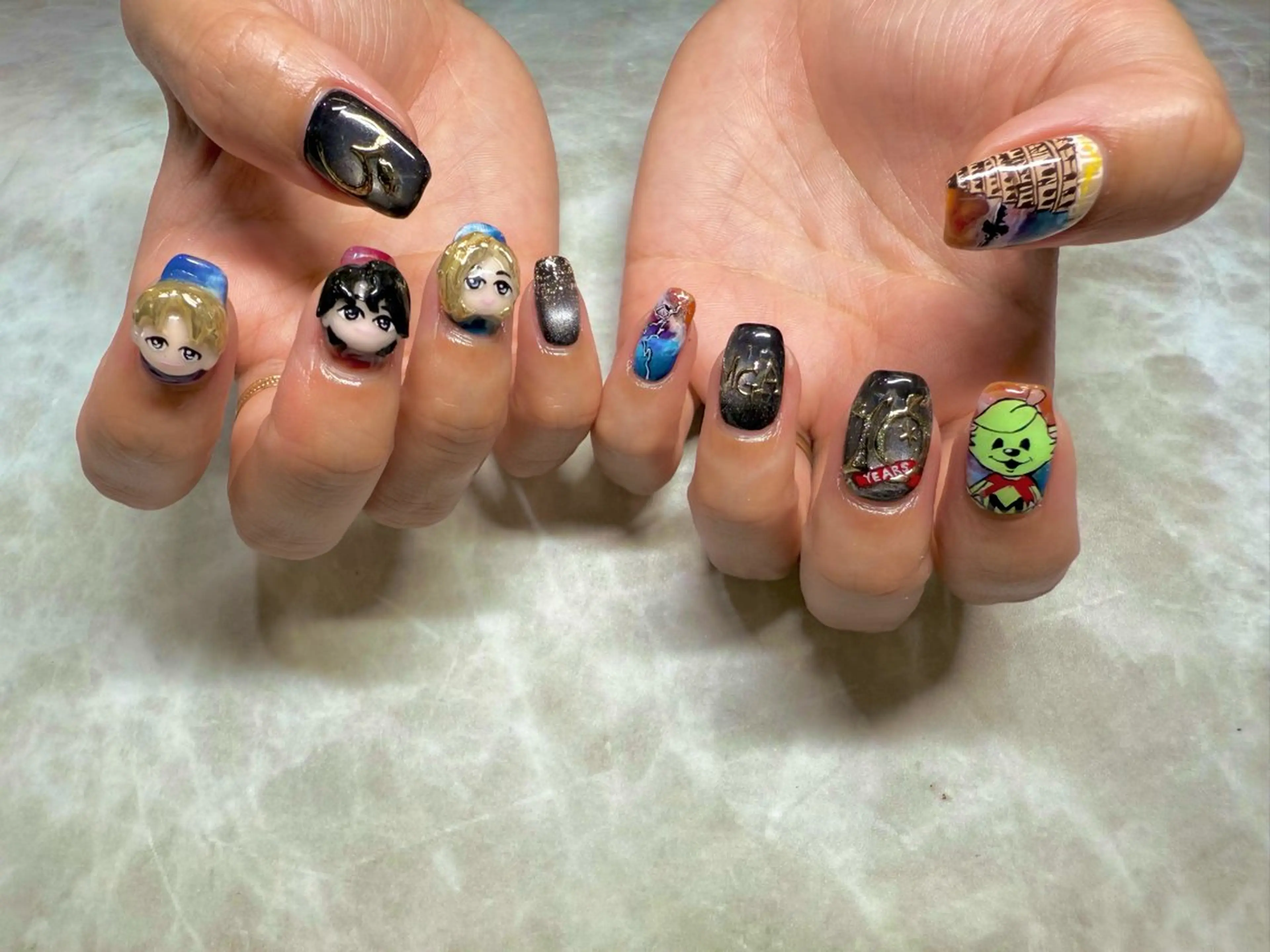 ネイル ハンドネイル Rich to 國廣のネイルデザイン