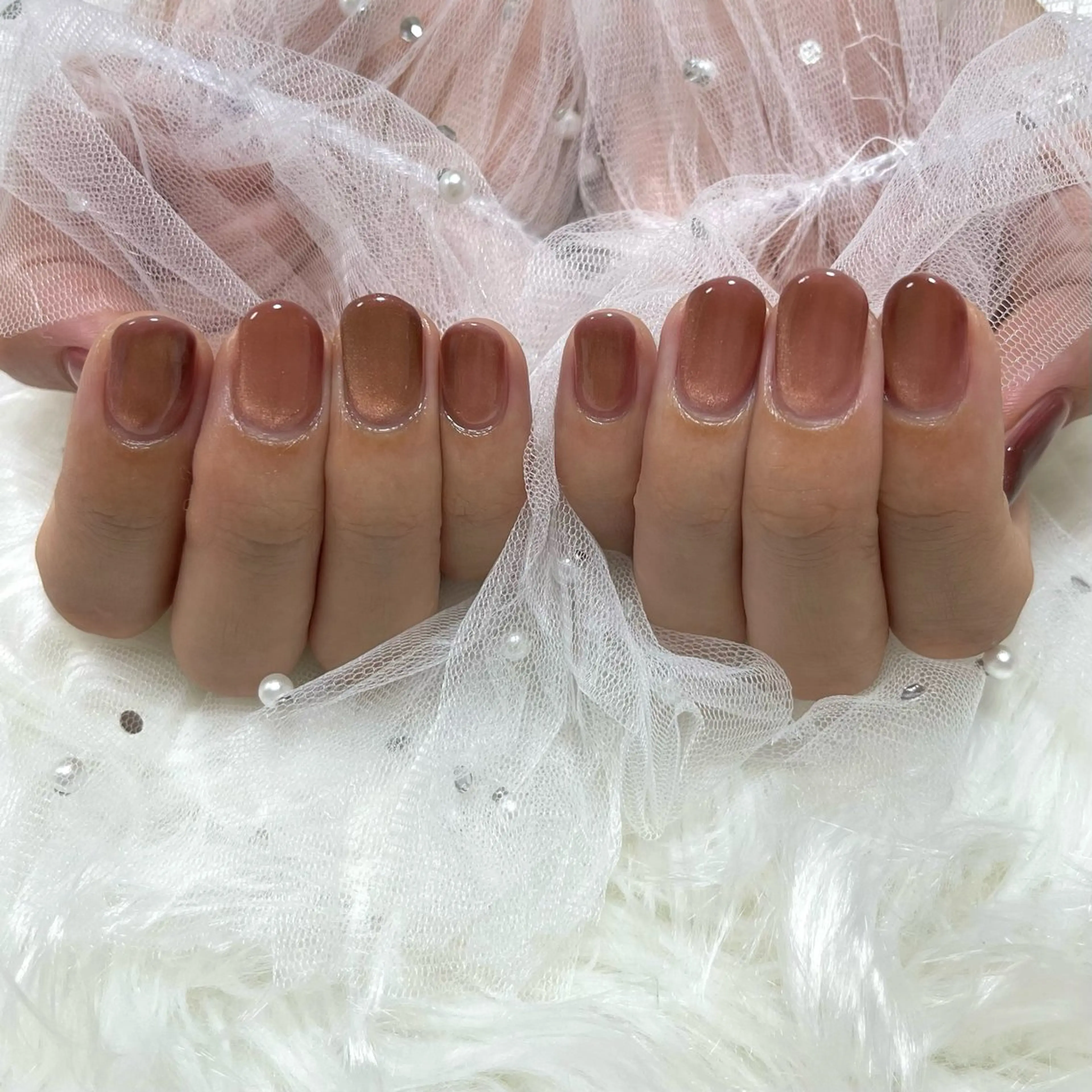 ネイル マグネットネイル ハンドネイル SHINE nail salonのネイルデザイン