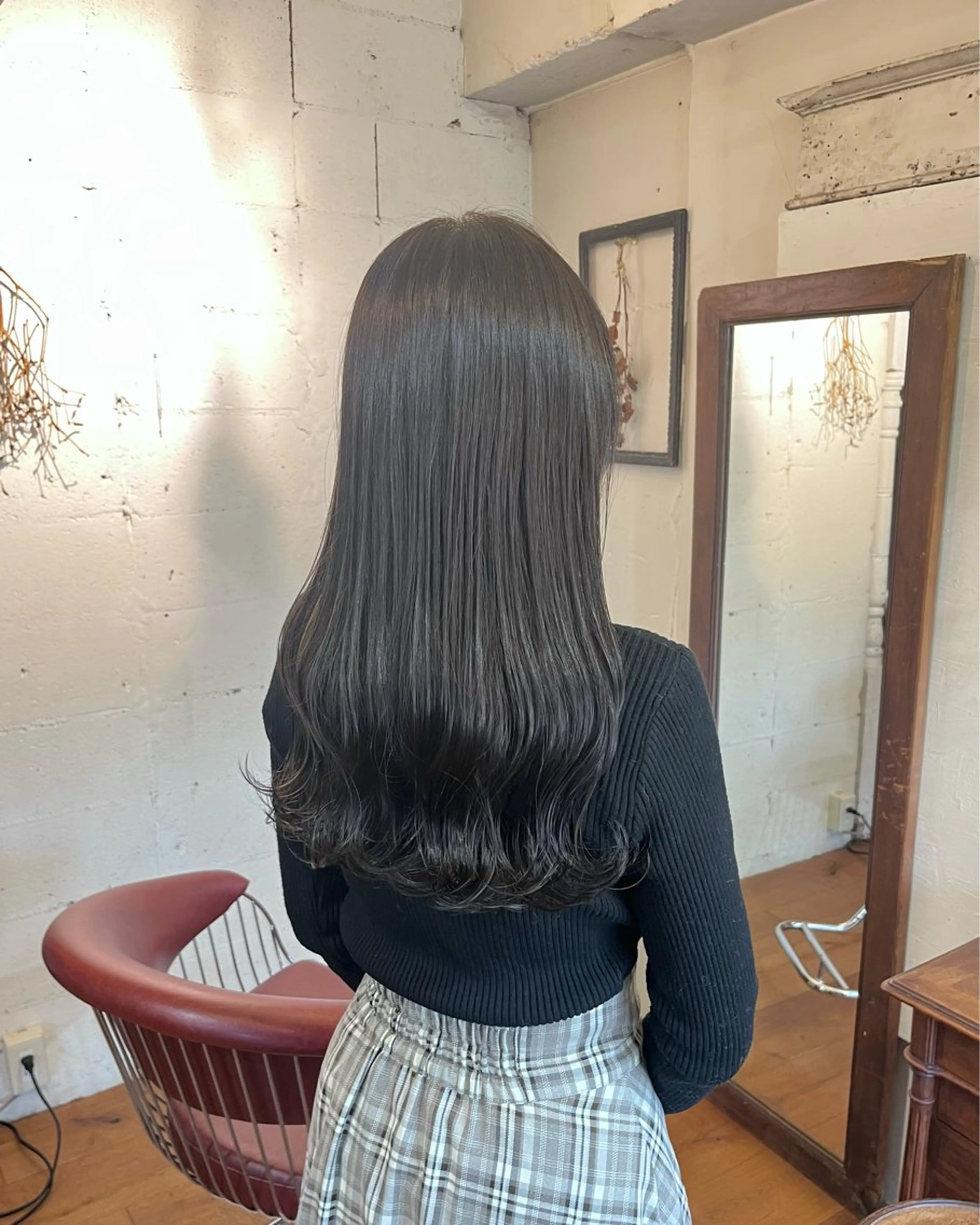 ロング カット ヘアカラー Trico Antique【トリコアンティーク】所属・暗髪とオリーブ🌿 渡辺拓人のヘアスタイル