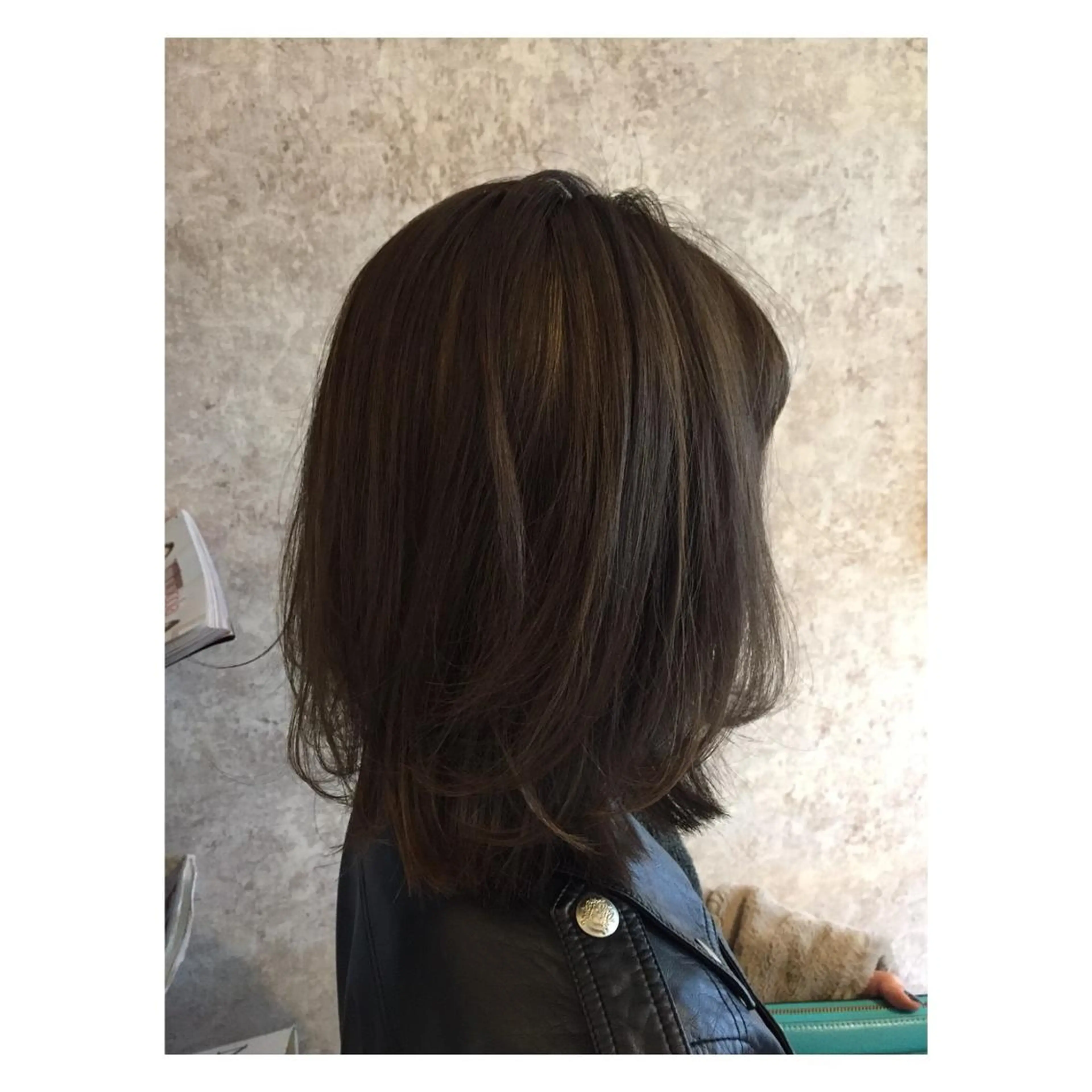 ミディアム カラー パーマ 小顔カット✨ 透明感カラー/村上のヘアスタイル