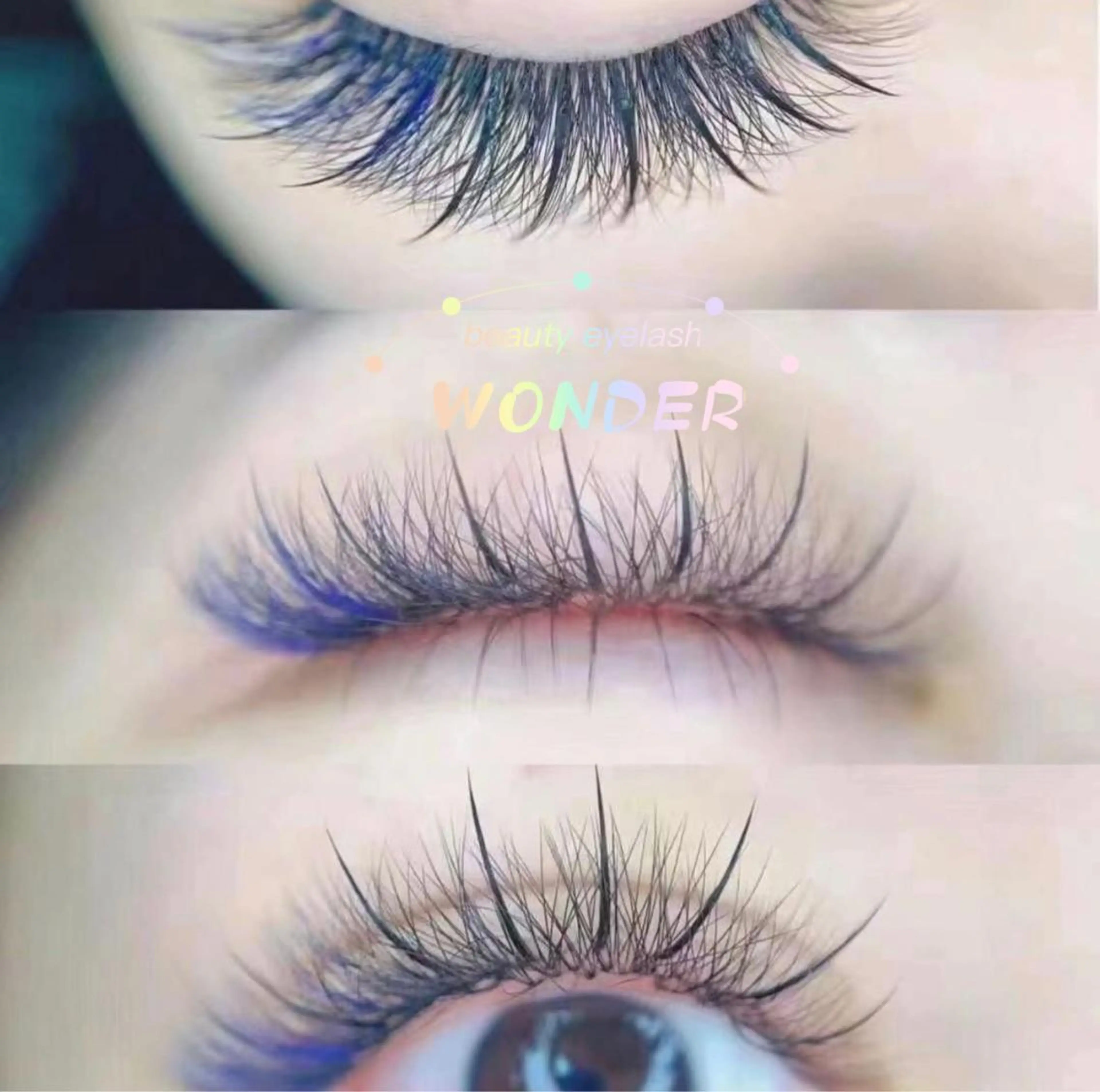 マツエク・マツパ カラーマツエク ワンホンマツエク トータルビューティー サロンワンダーのマツエク・マツパデザイン