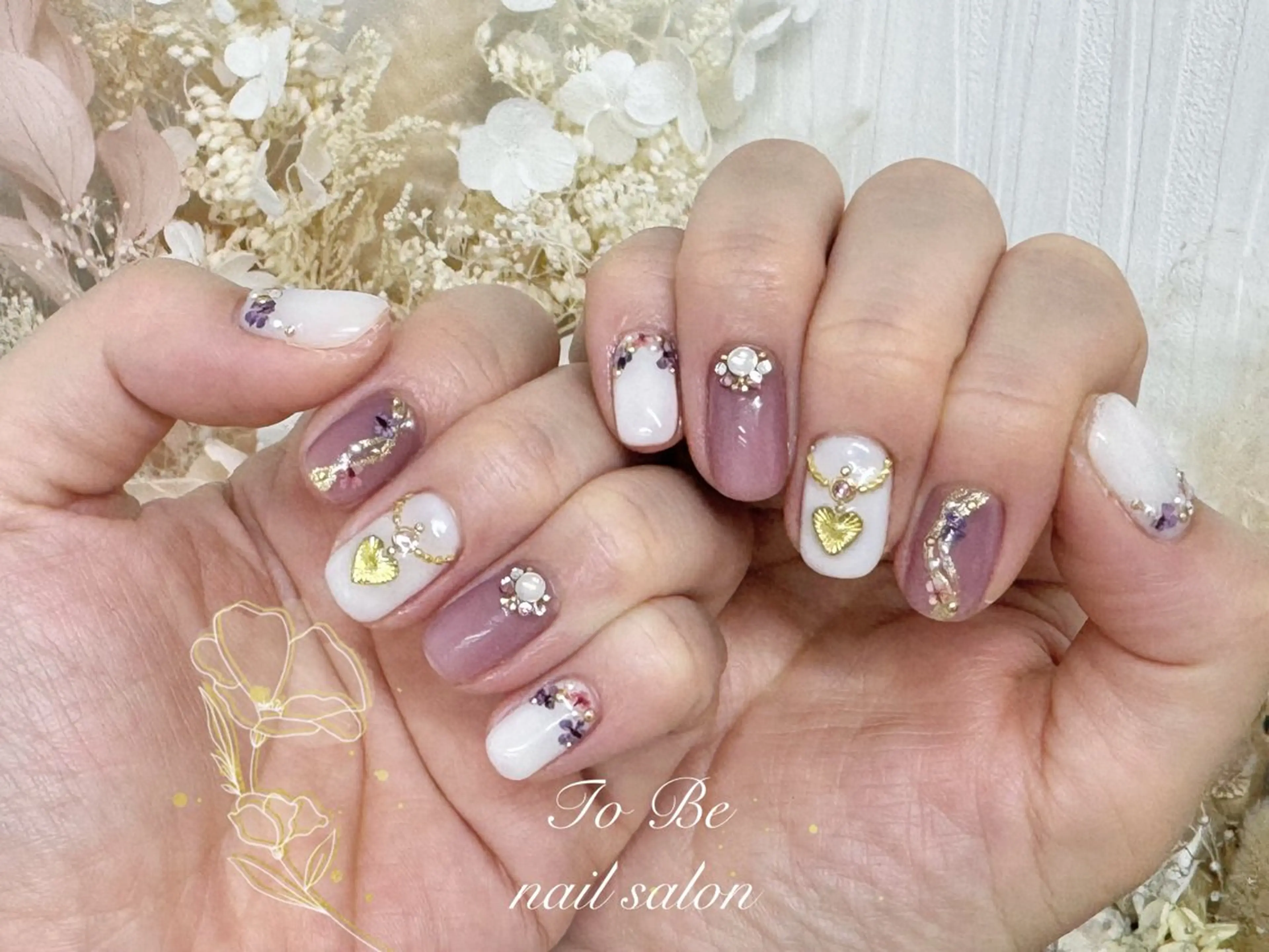 ネイル ハンドネイル Nail Salon To Be珈月のネイルデザイン