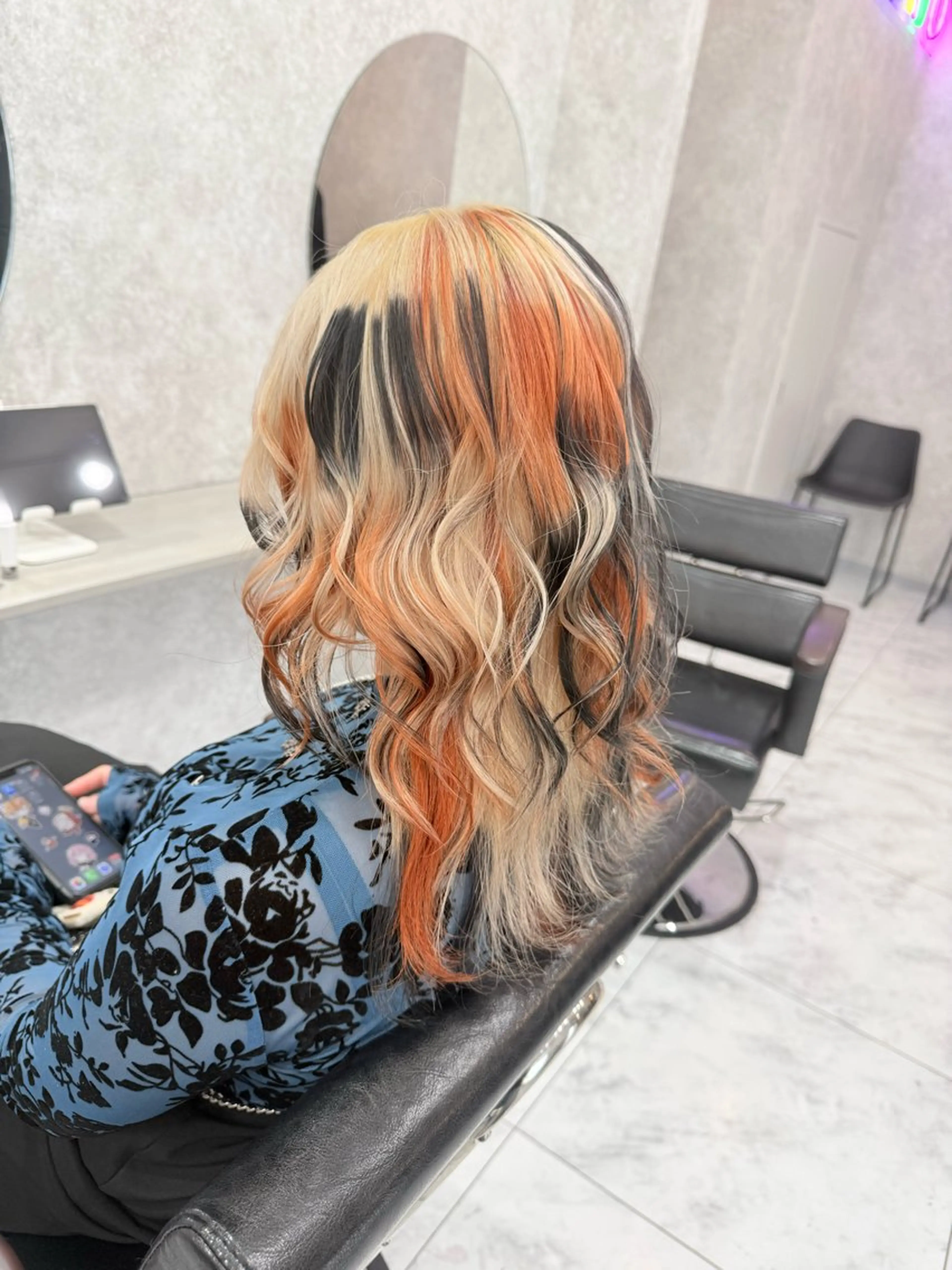 ミディアム カラー 🌺ハイトーン🌺 矢葺 なぎさ🌺🌺のヘアスタイル